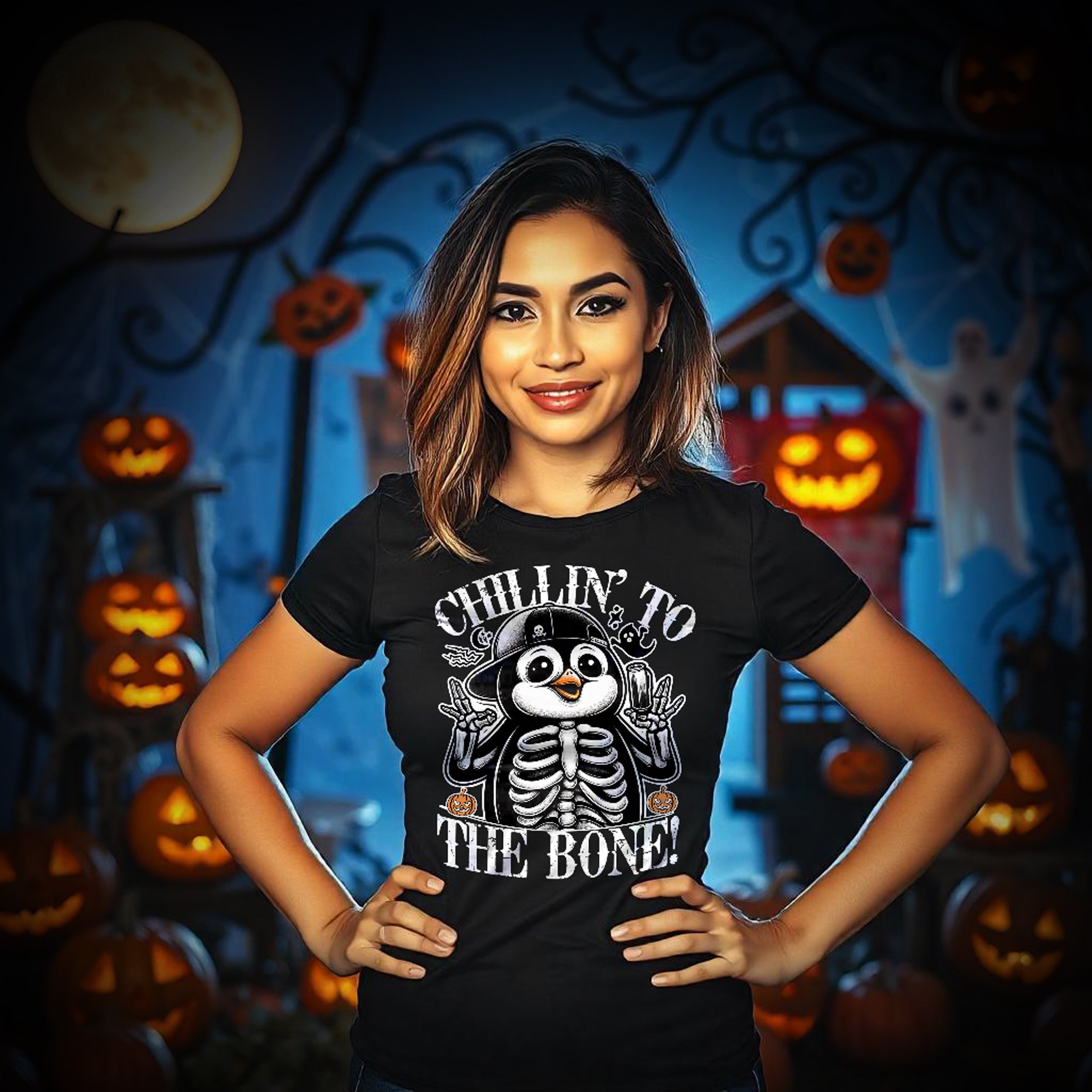 Bone – Der coolste Pinguin mit GruselcharmeChillin' to the Bone – Der coolste Pinguin mit Gruselcharme! - Premium