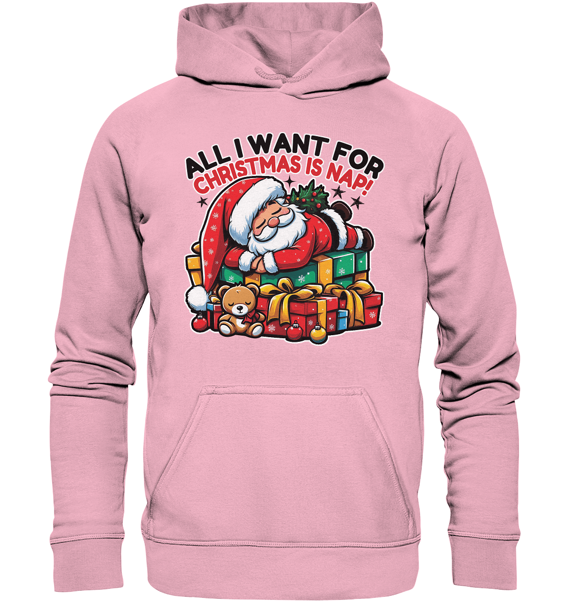 All I Want for Christmas Is Nap – Der entspannte Weihnachtsmann! - Kids Premium Hoodie - FaunaFeels Onlineshop Kids & Babys