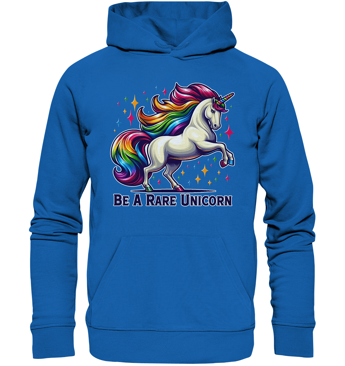 Be A Rare Unicorn – Magisches Einhorn - Design für T-Shirts & Hoodies - Premium Unisex Hoodie - FaunaFeels Onlineshop Hoodies