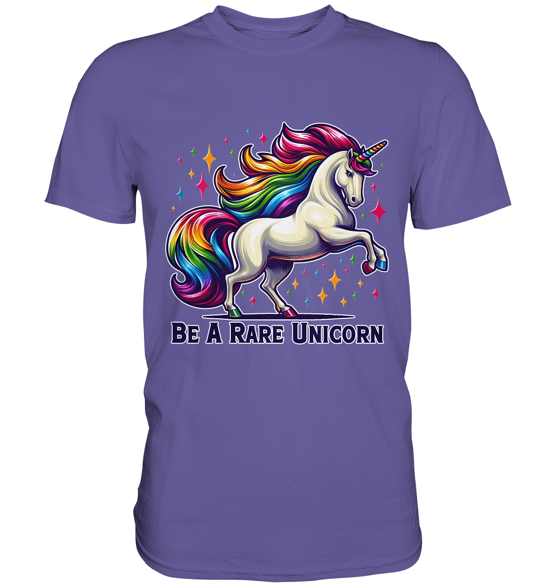 Be A Rare Unicorn – Magisches Einhorn - Design - Premium Shirt - FaunaFeels Onlineshop Unisex - Shirts
