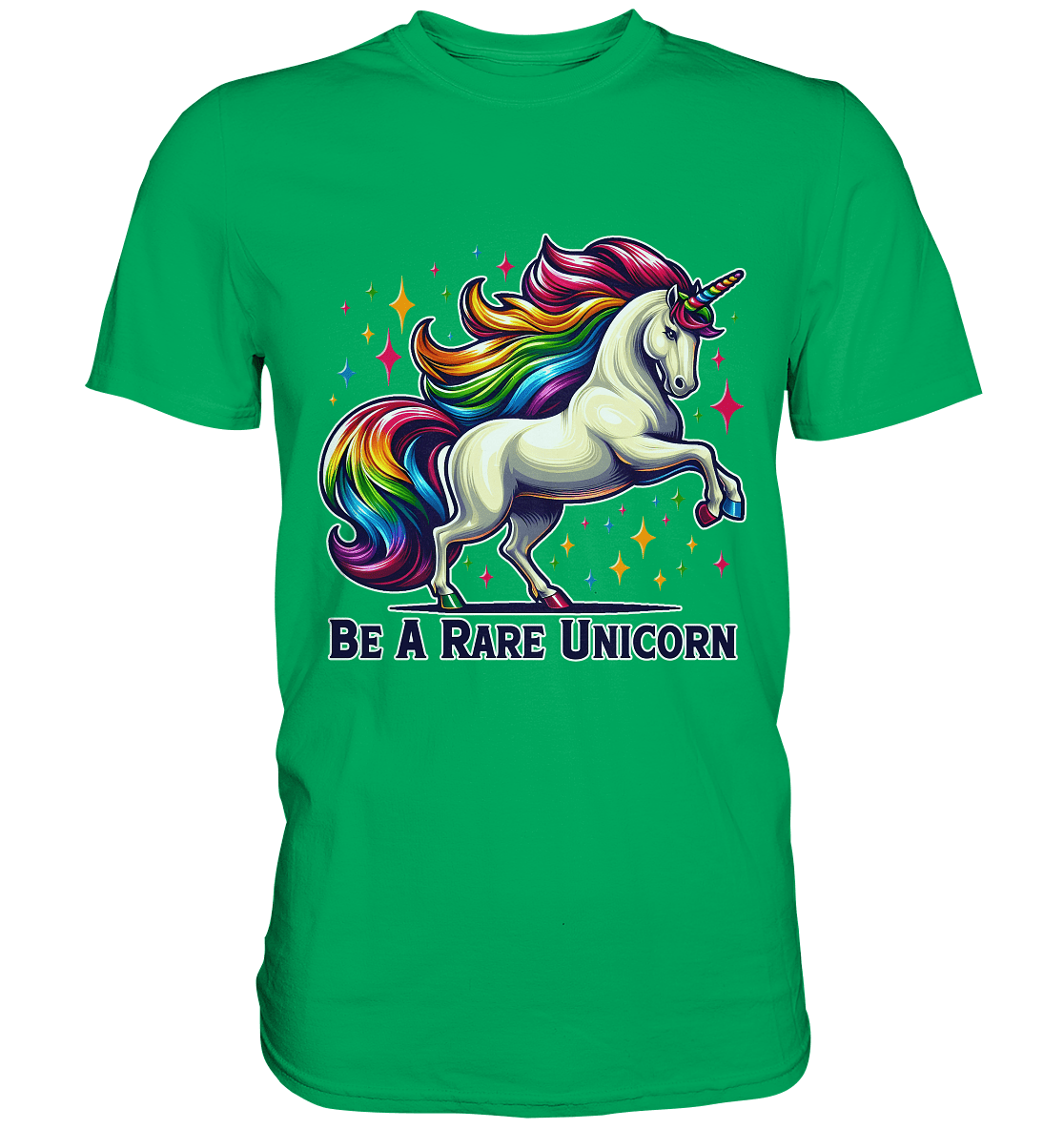 Be A Rare Unicorn – Magisches Einhorn - Design - Premium Shirt - FaunaFeels Onlineshop Unisex - Shirts