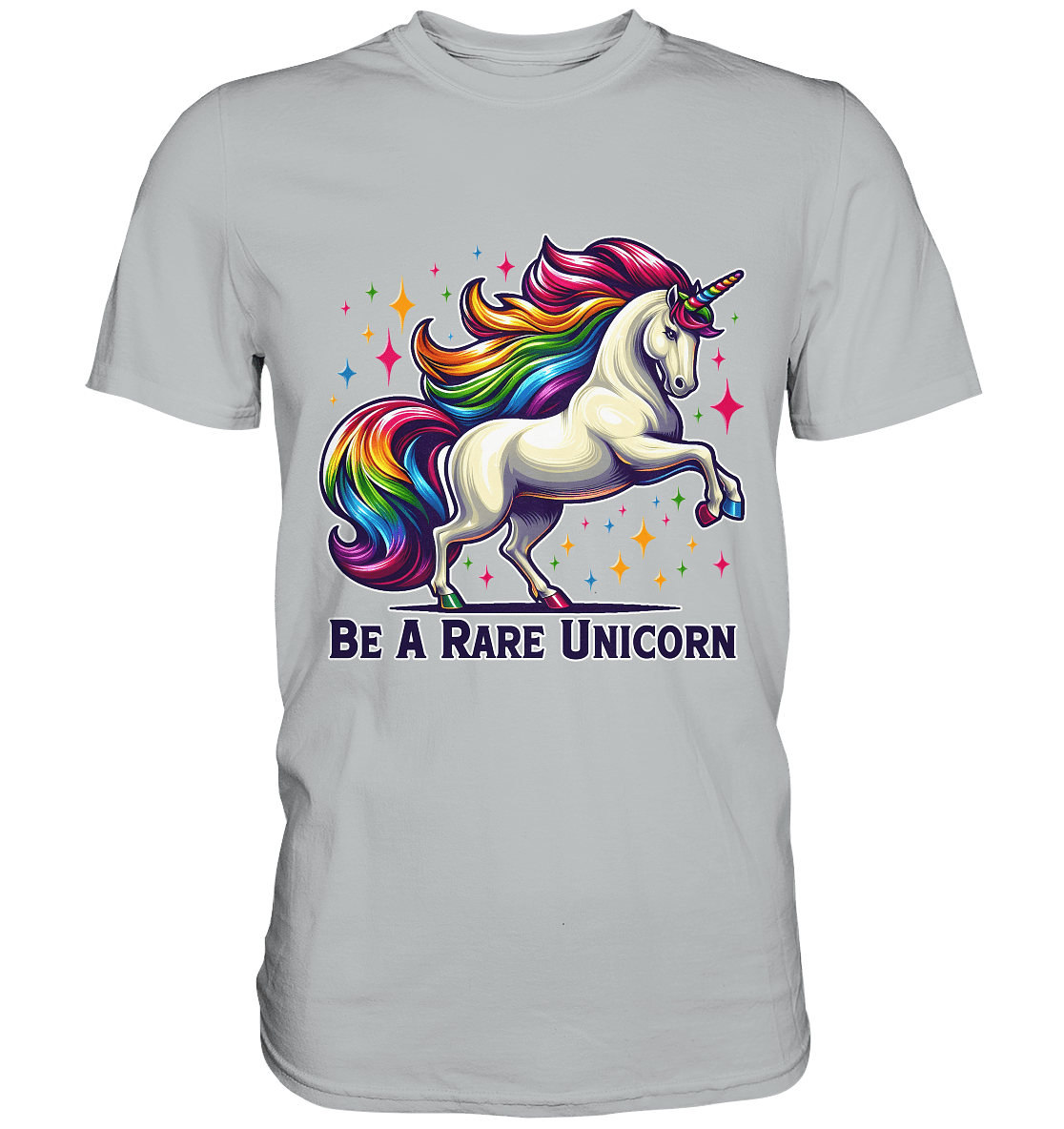 Be A Rare Unicorn – Magisches Einhorn - Design - Premium Shirt - FaunaFeels Onlineshop Unisex - Shirts