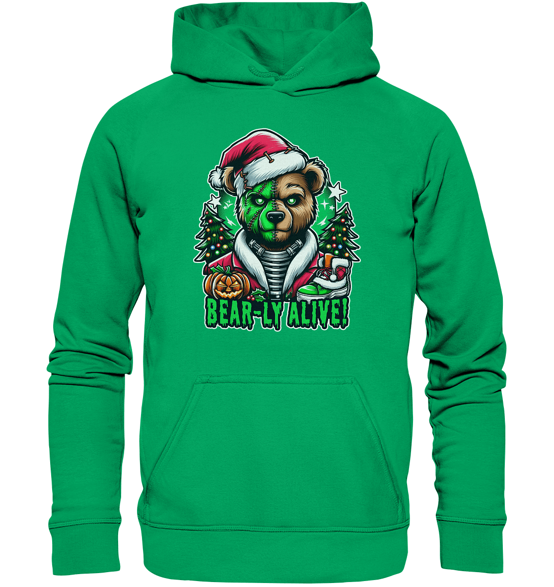 Bear - ly Alive! – Der schaurigste Halloween - /Weihnachtsbär aller Zeiten! - Kids Premium Hoodie - FaunaFeels Onlineshop Kids & Babys