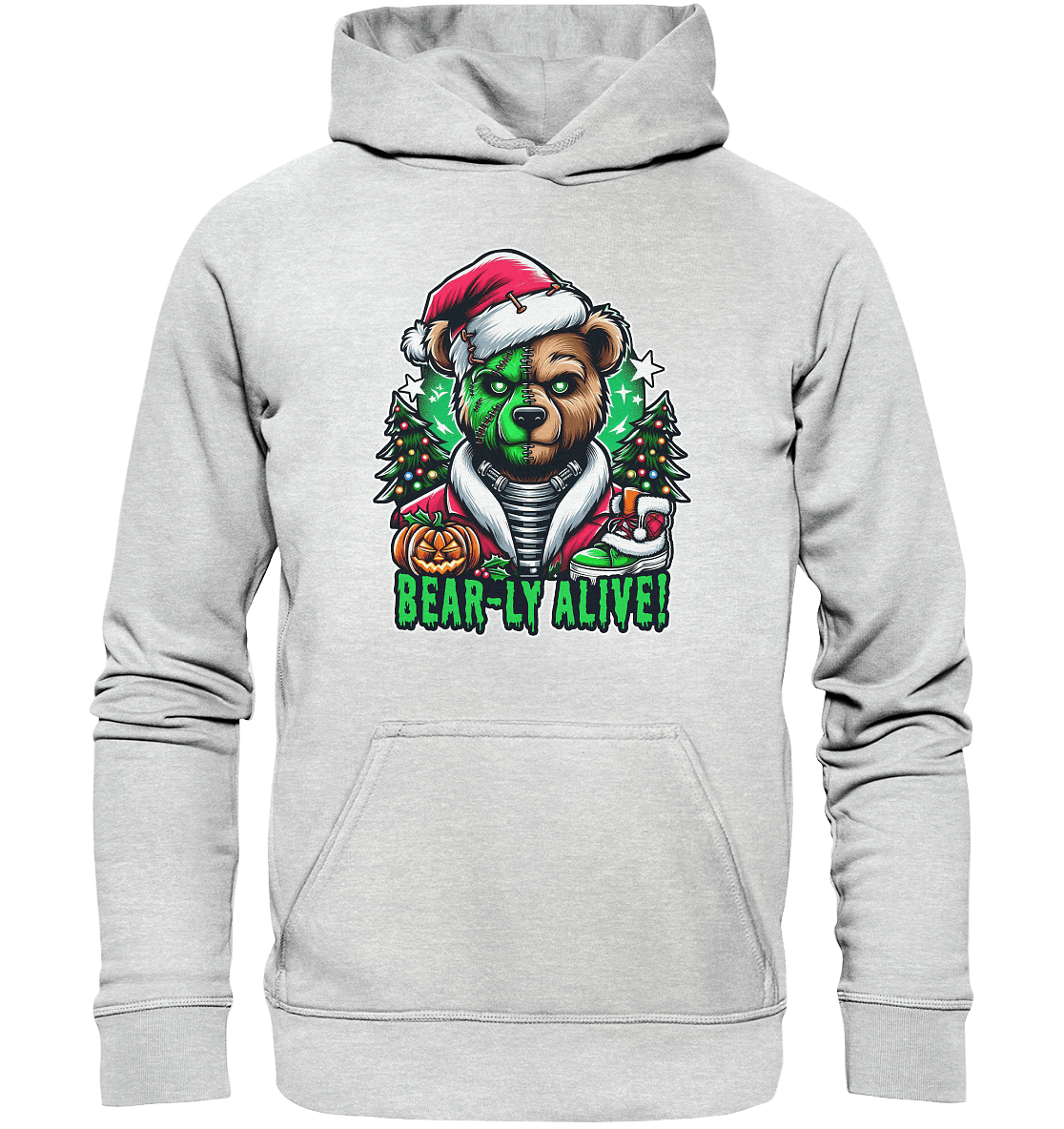 Bear - ly Alive! – Der schaurigste Halloween - /Weihnachtsbär aller Zeiten! - Kids Premium Hoodie - FaunaFeels Onlineshop Kids & Babys