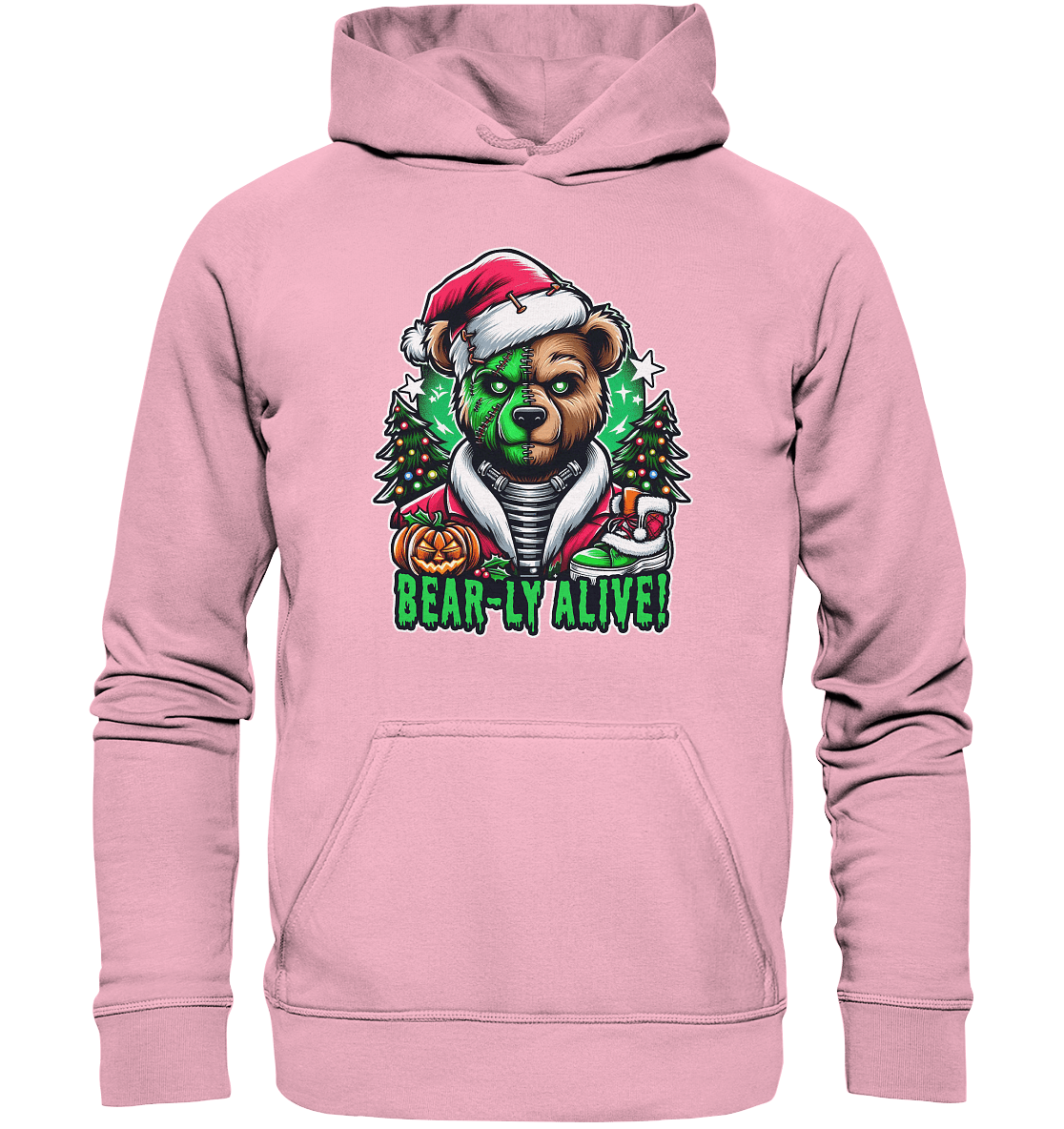 Bear - ly Alive! – Der schaurigste Halloween - /Weihnachtsbär aller Zeiten! - Kids Premium Hoodie - FaunaFeels Onlineshop Kids & Babys