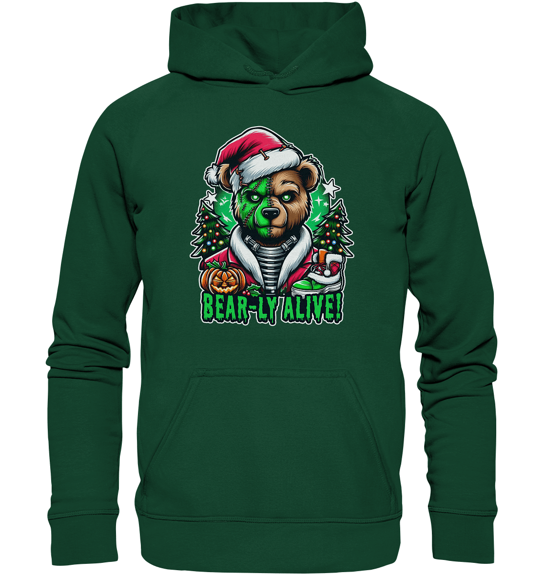 Bear - ly Alive! – Der schaurigste Halloween - /Weihnachtsbär aller Zeiten! - Kids Premium Hoodie - FaunaFeels Onlineshop Kids & Babys