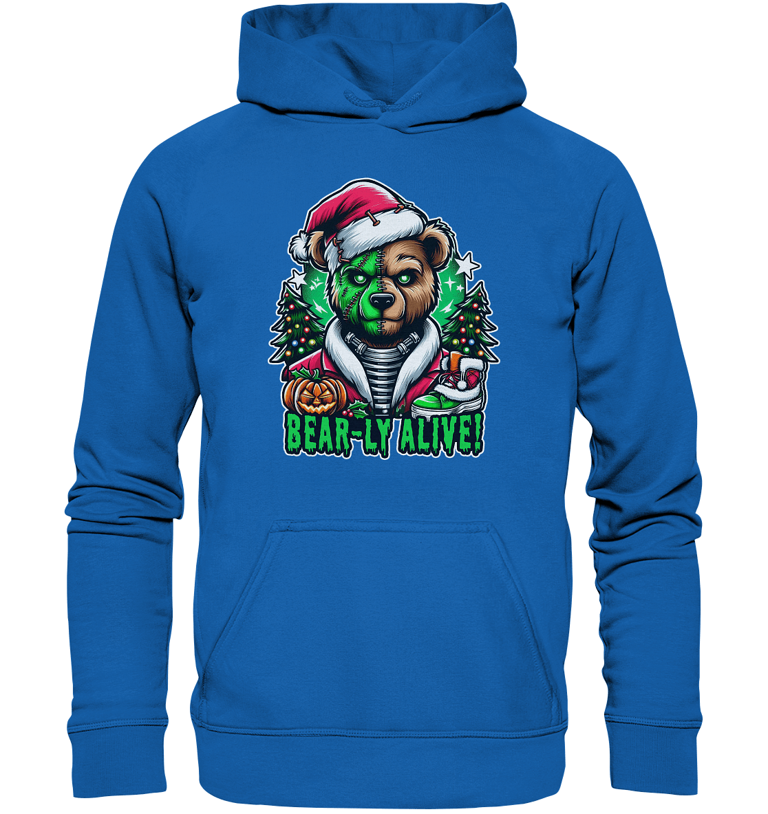 Bear - ly Alive! – Der schaurigste Halloween - /Weihnachtsbär aller Zeiten! - Kids Premium Hoodie - FaunaFeels Onlineshop Kids & Babys