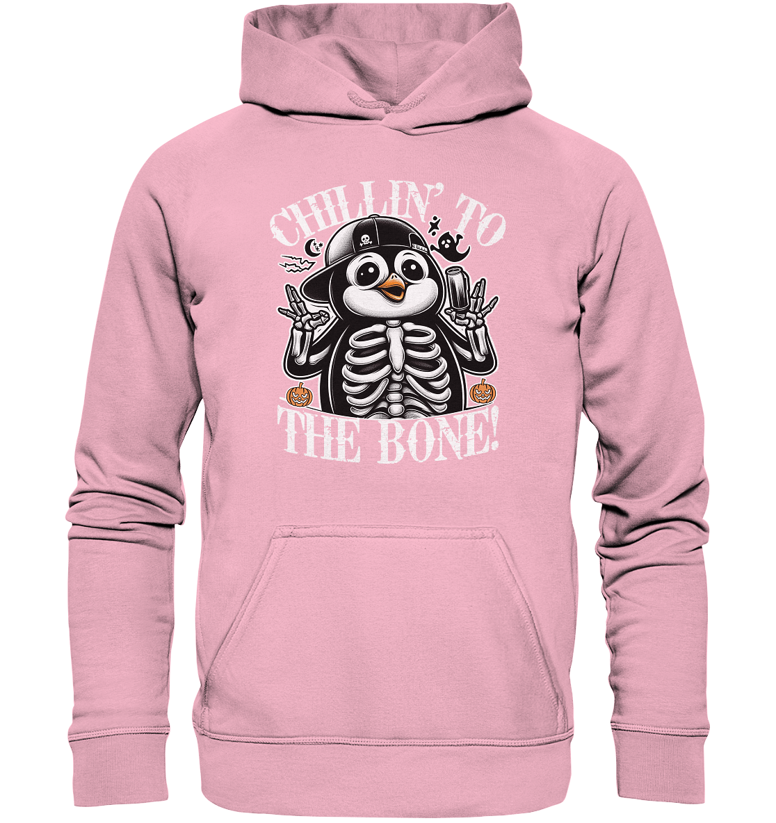 Chillin' to the Bone – Der coolste Pinguin mit Gruselcharme! - Kids Premium Hoodie - FaunaFeels Onlineshop Kids & Babys