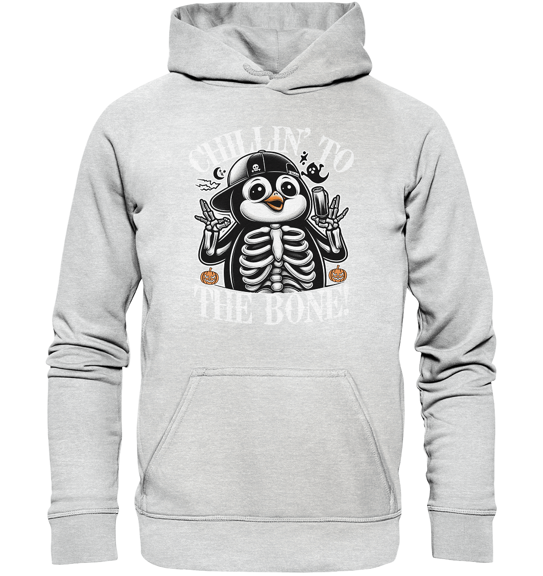 Chillin' to the Bone – Der coolste Pinguin mit Gruselcharme! - Kids Premium Hoodie - FaunaFeels Onlineshop Kids & Babys