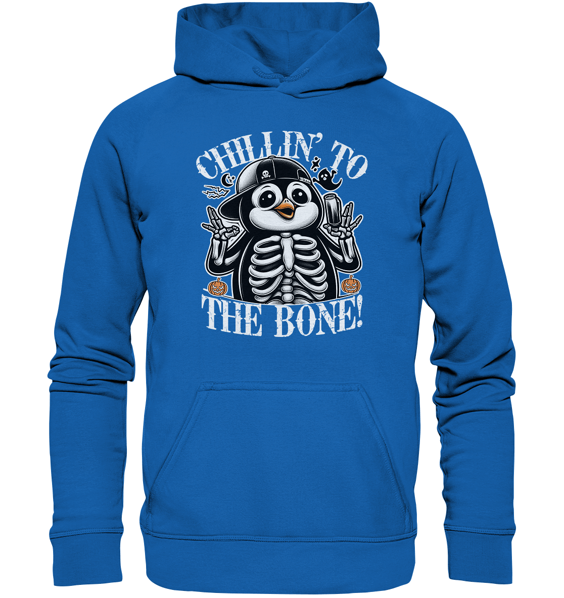 Chillin' to the Bone – Der coolste Pinguin mit Gruselcharme! - Kids Premium Hoodie - FaunaFeels Onlineshop Kids & Babys
