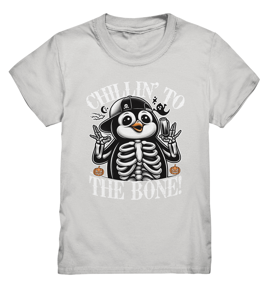 Chillin' to the Bone – Der coolste Pinguin mit Gruselcharme! - Kids Premium Shirt - FaunaFeels Onlineshop Kids & Babys