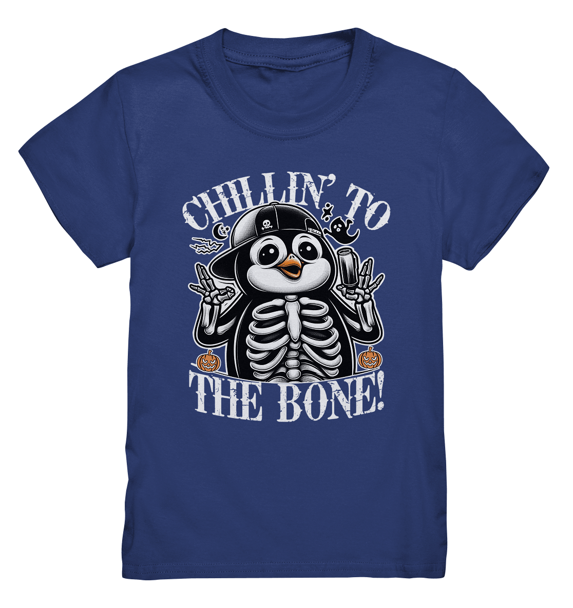 Chillin' to the Bone – Der coolste Pinguin mit Gruselcharme! - Kids Premium Shirt - FaunaFeels Onlineshop Kids & Babys