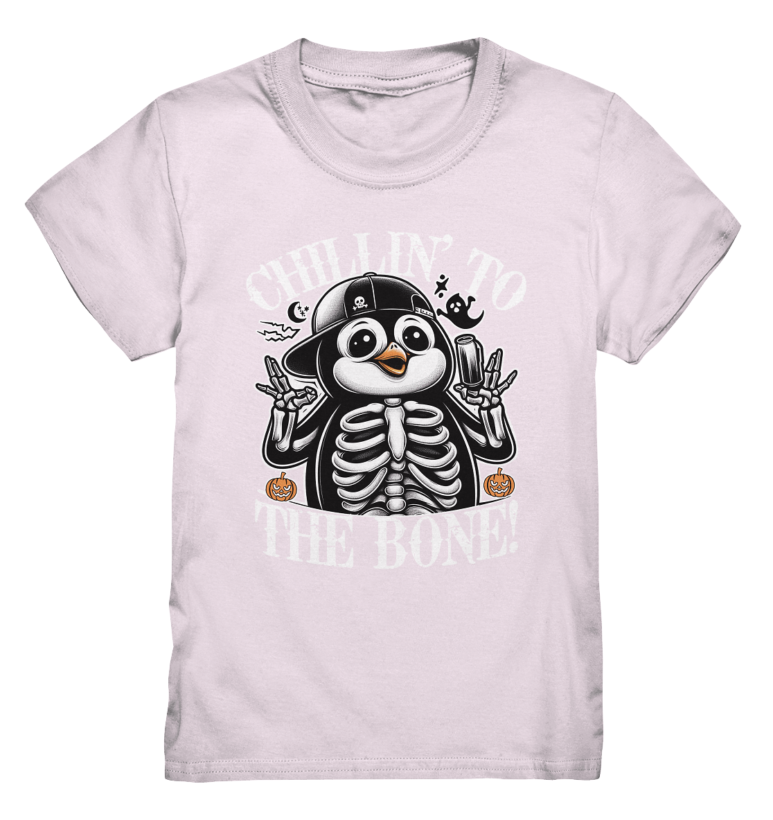 Chillin' to the Bone – Der coolste Pinguin mit Gruselcharme! - Kids Premium Shirt - FaunaFeels Onlineshop Kids & Babys