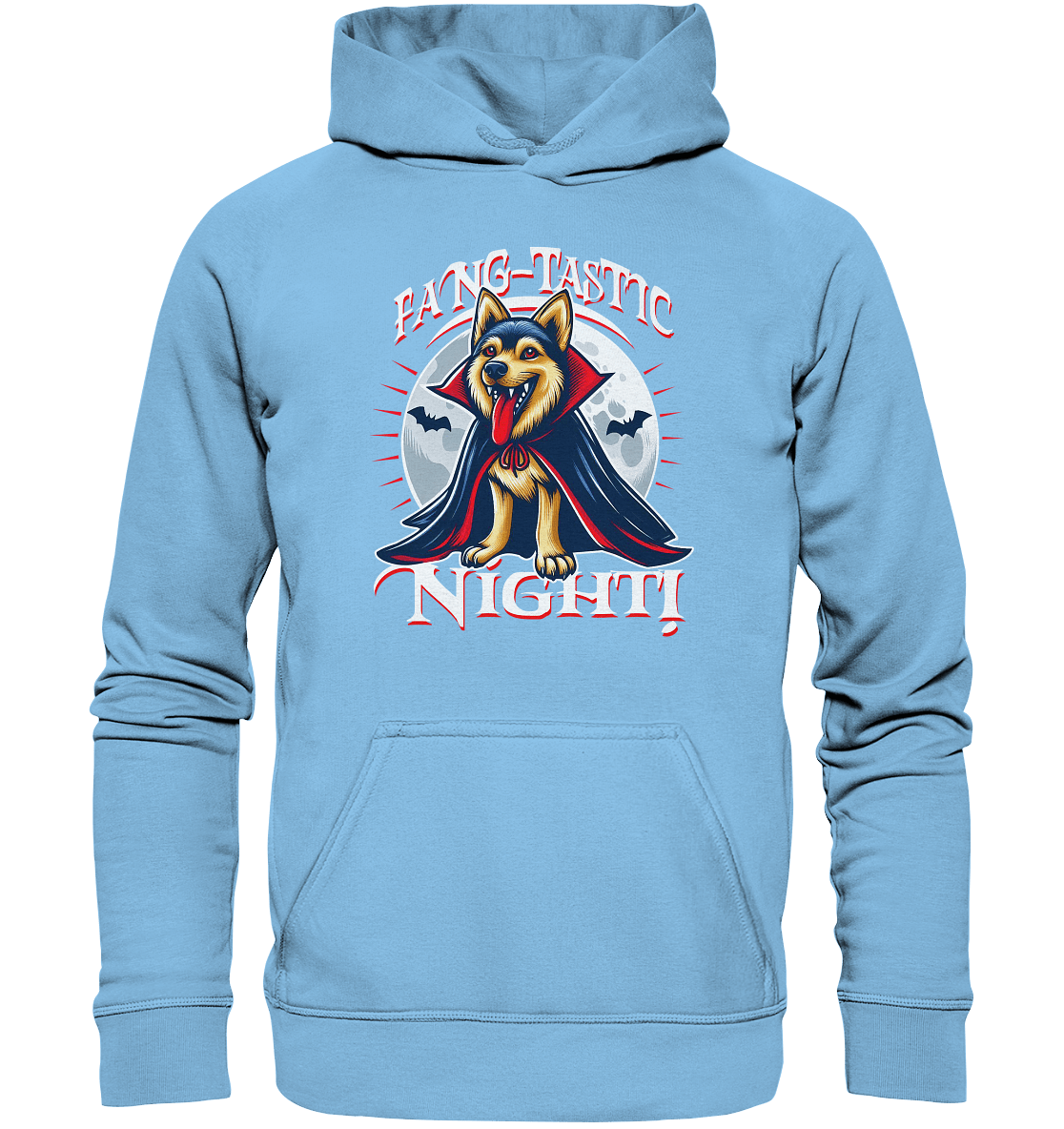 Fang - tastic Night – Der Vampirhund auf nächtlicher Jagd! - Kids Premium Hoodie - FaunaFeels Onlineshop Kids & Babys