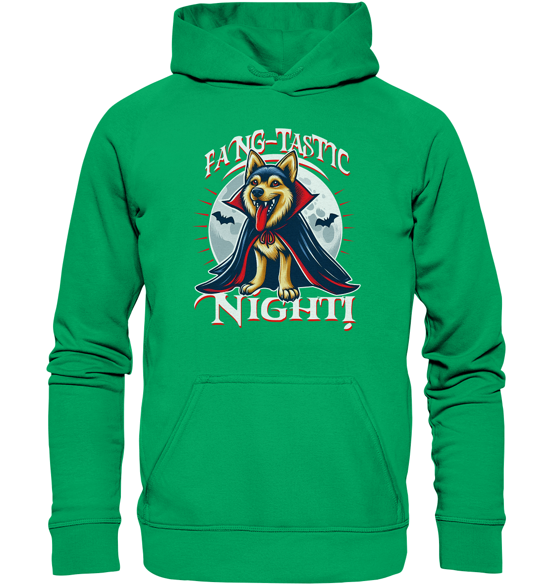 Fang - tastic Night – Der Vampirhund auf nächtlicher Jagd! - Kids Premium Hoodie - FaunaFeels Onlineshop Kids & Babys