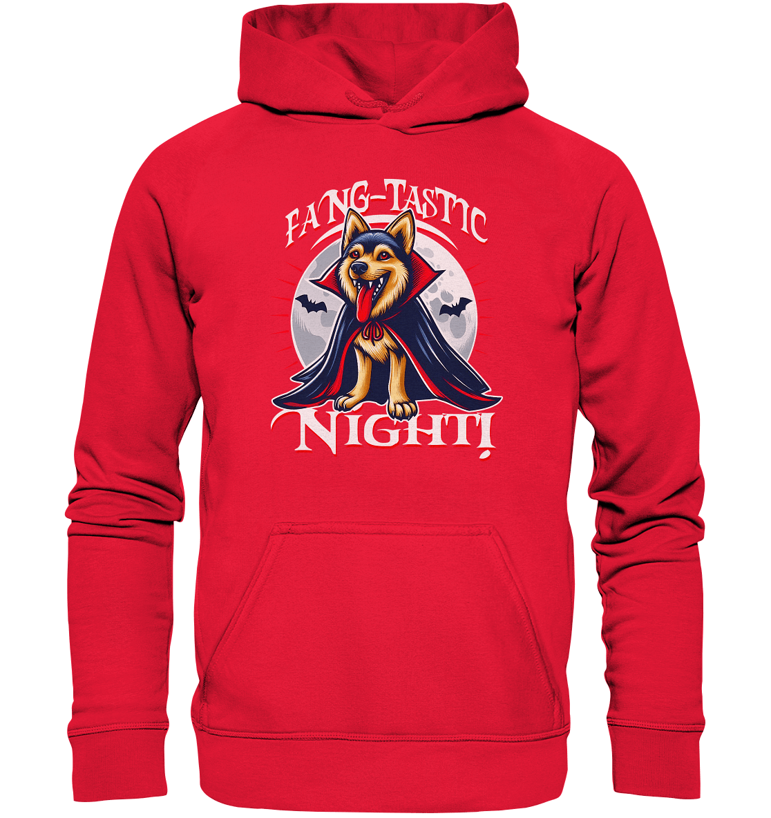 Fang - tastic Night – Der Vampirhund auf nächtlicher Jagd! - Kids Premium Hoodie - FaunaFeels Onlineshop Kids & Babys