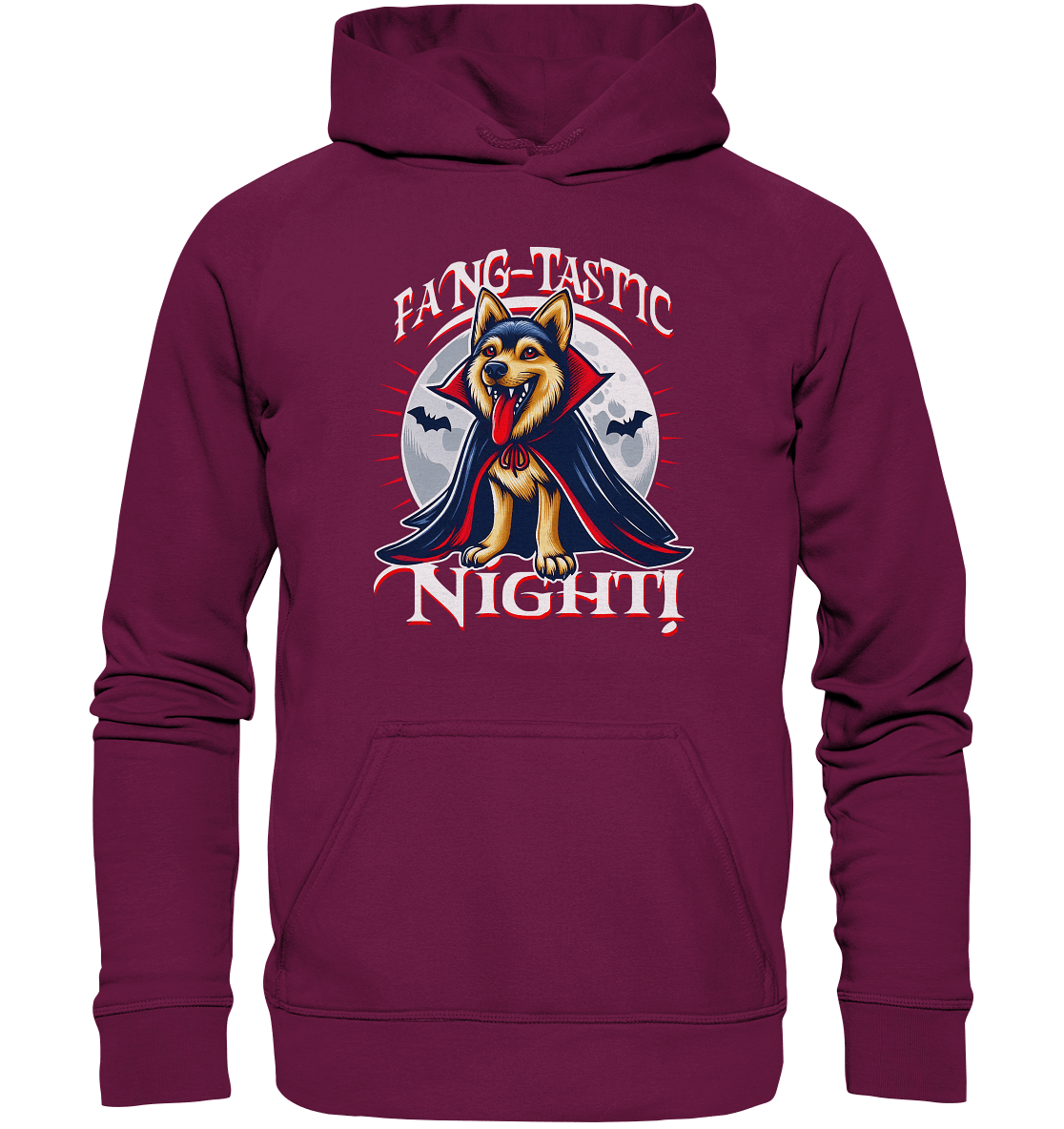 Fang - tastic Night – Der Vampirhund auf nächtlicher Jagd! - Kids Premium Hoodie - FaunaFeels Onlineshop Kids & Babys
