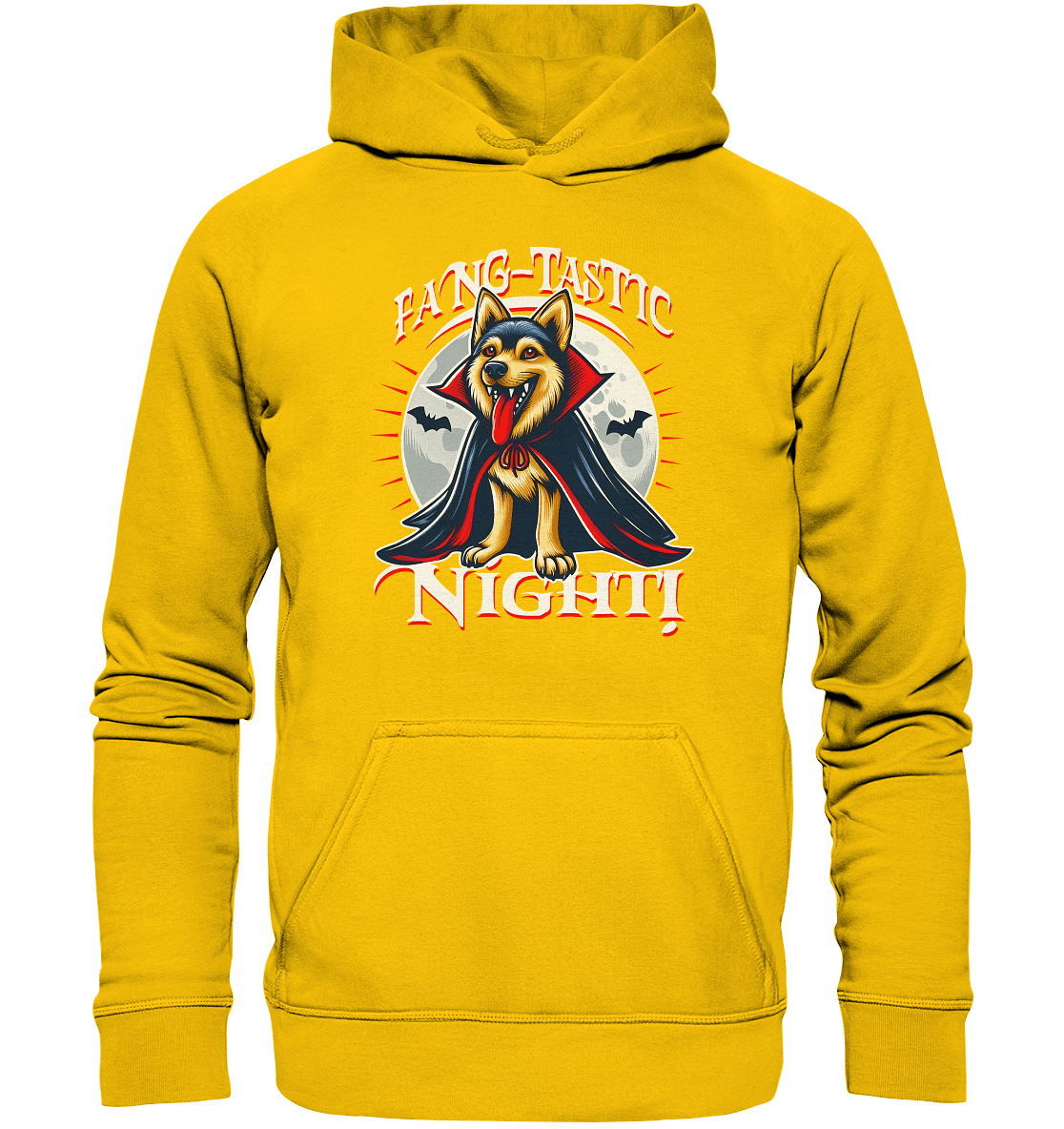 Fang - tastic Night – Der Vampirhund auf nächtlicher Jagd! - Kids Premium Hoodie - FaunaFeels Onlineshop Kids & Babys