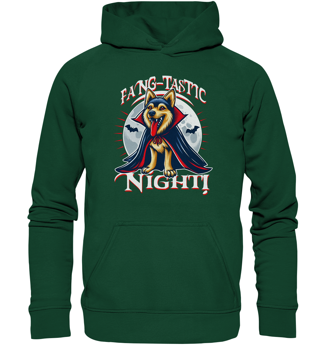 Fang - tastic Night – Der Vampirhund auf nächtlicher Jagd! - Kids Premium Hoodie - FaunaFeels Onlineshop Kids & Babys