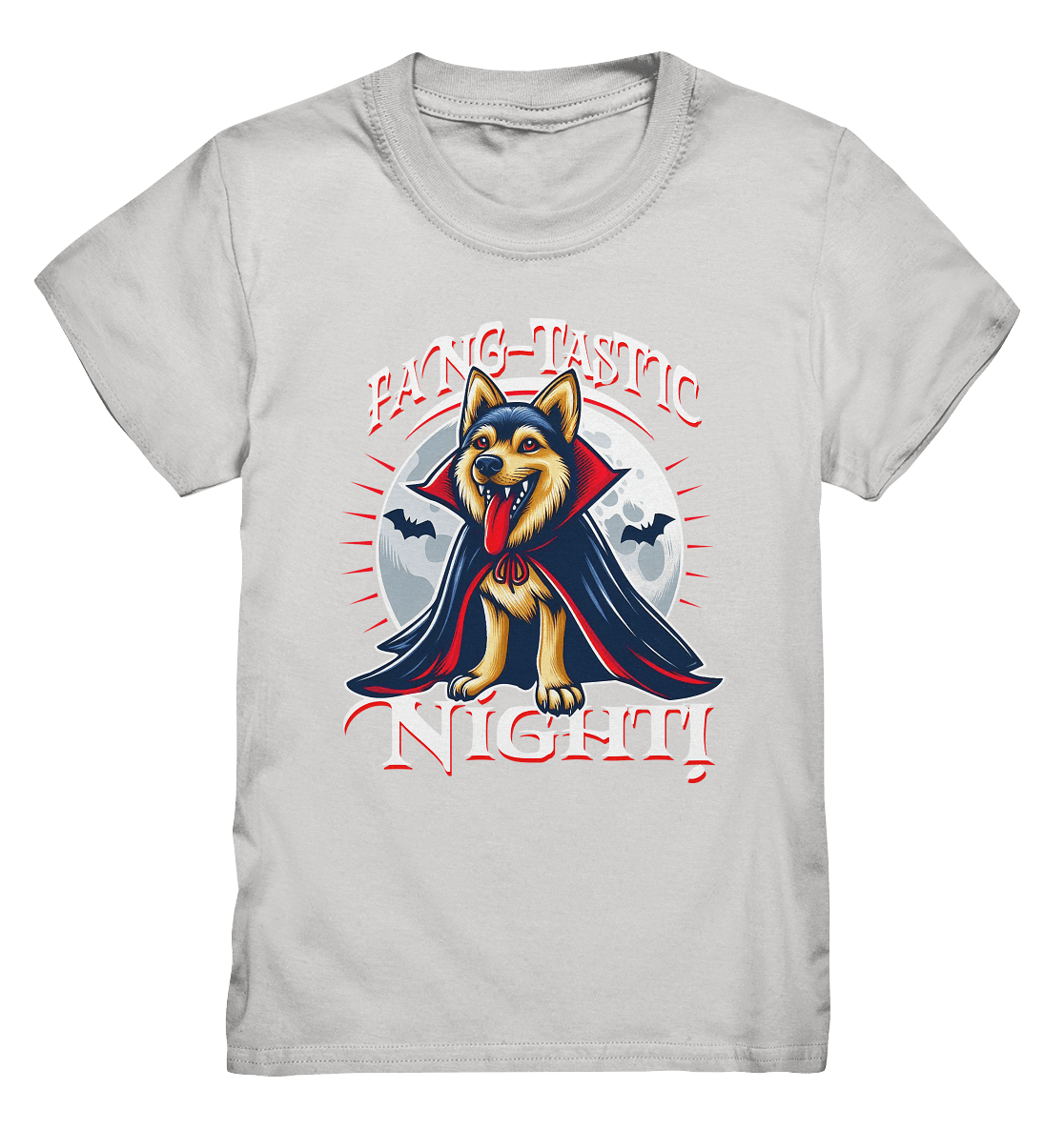 Fang - tastic Night – Der Vampirhund auf nächtlicher Jagd! - Kids Premium Shirt - FaunaFeels Onlineshop Kids & Babys