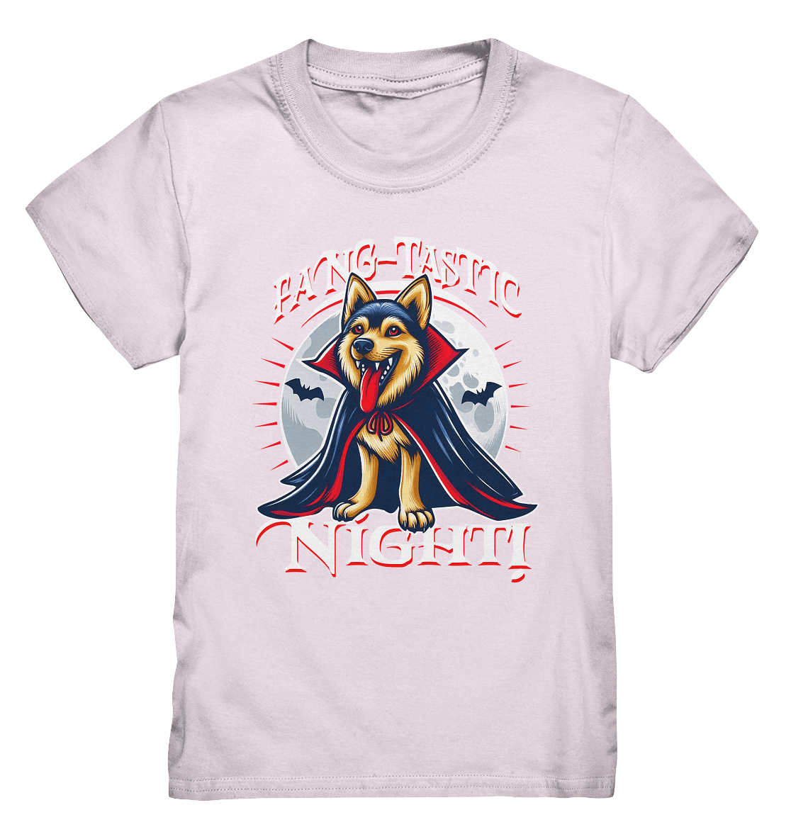 Fang - tastic Night – Der Vampirhund auf nächtlicher Jagd! - Kids Premium Shirt - FaunaFeels Onlineshop Kids & Babys