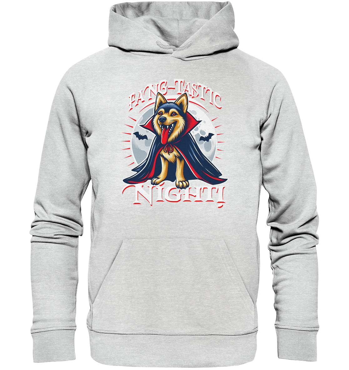 Fang - tastic Night – Der Vampirhund auf nächtlicher Jagd! - Premium Unisex Hoodie - FaunaFeels Onlineshop Hoodies