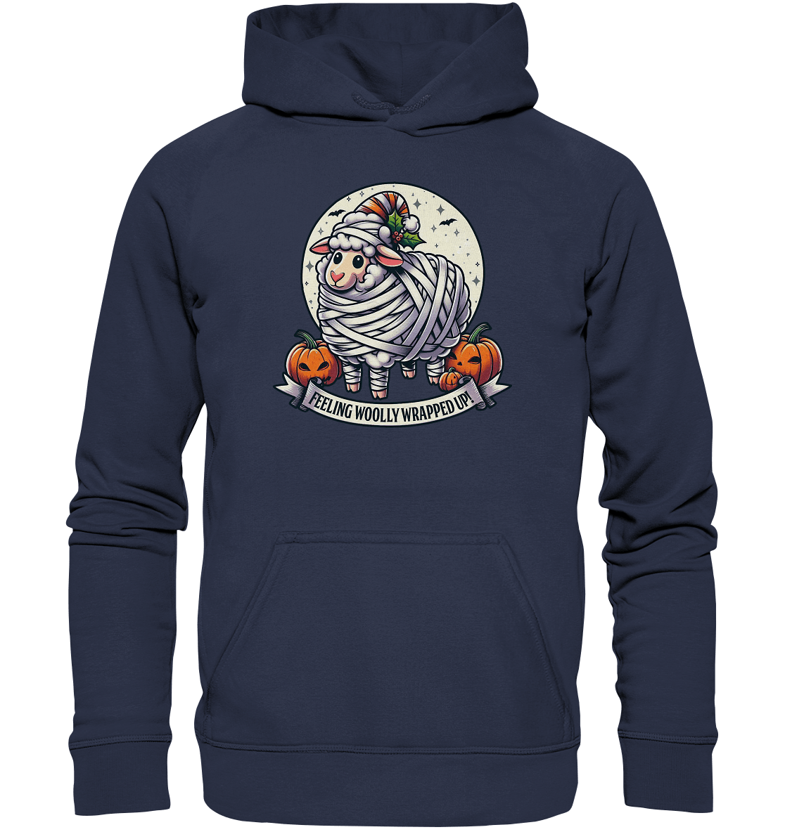 Feeling Woolly Wrapped Up – Das verzauberte Mumien - Schaf! - Kids Premium Hoodie - FaunaFeels Onlineshop Kids & Babys