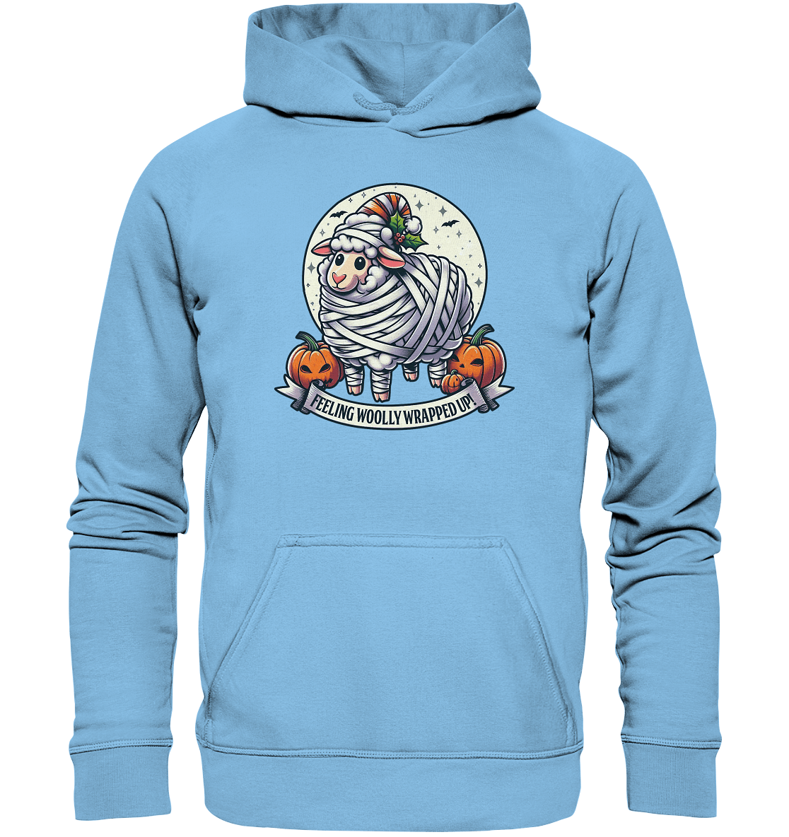 Feeling Woolly Wrapped Up – Das verzauberte Mumien - Schaf! - Kids Premium Hoodie - FaunaFeels Onlineshop Kids & Babys