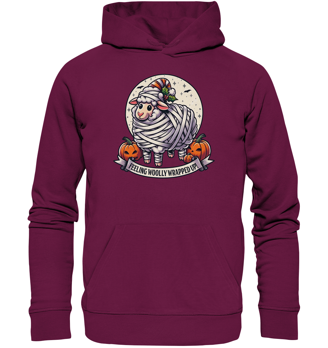 Feeling Woolly Wrapped Up – Das verzauberte Mumien - Schaf! - Premium Unisex Hoodie - FaunaFeels Onlineshop Hoodies