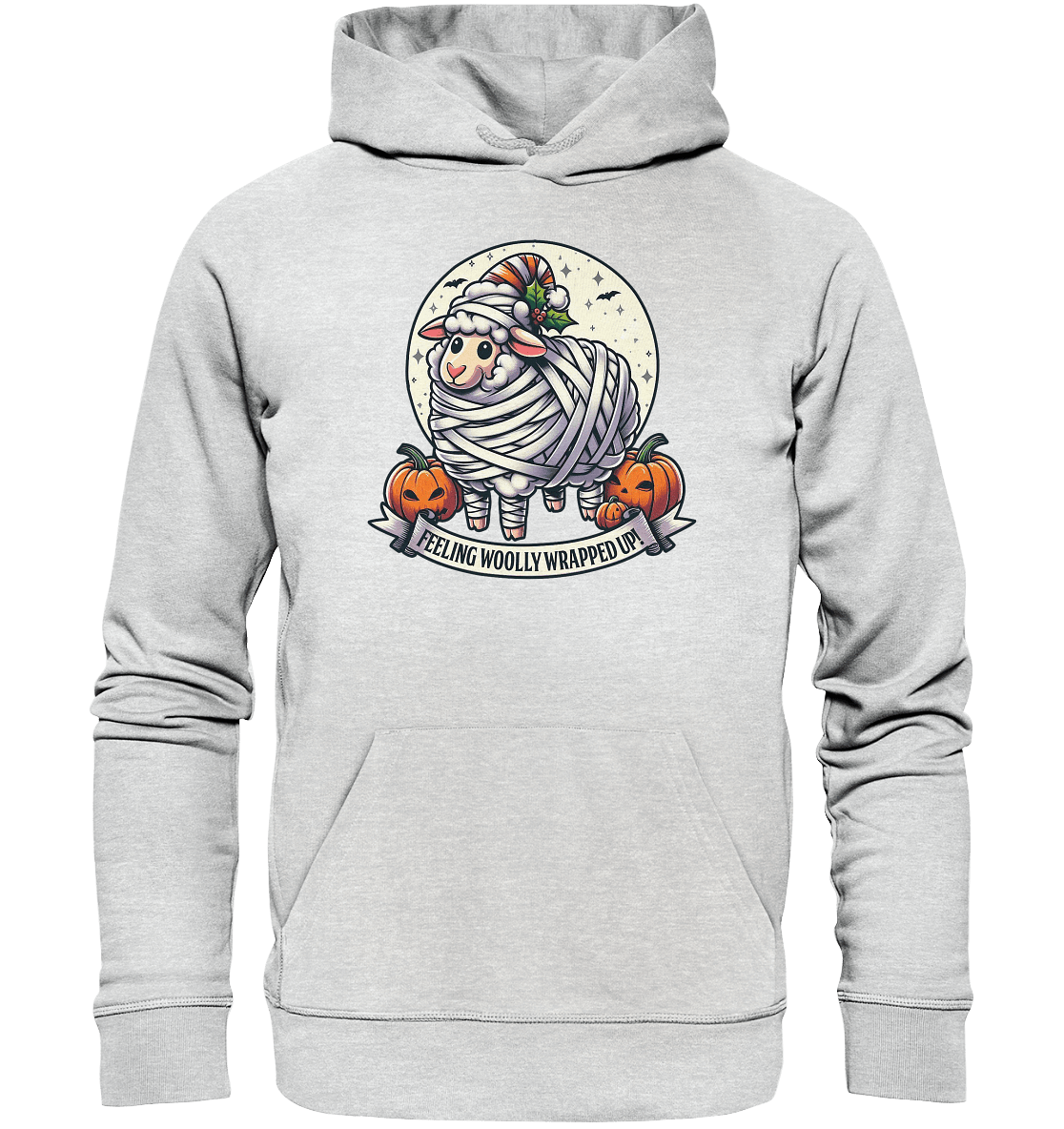 Feeling Woolly Wrapped Up – Das verzauberte Mumien - Schaf! - Premium Unisex Hoodie - FaunaFeels Onlineshop Hoodies