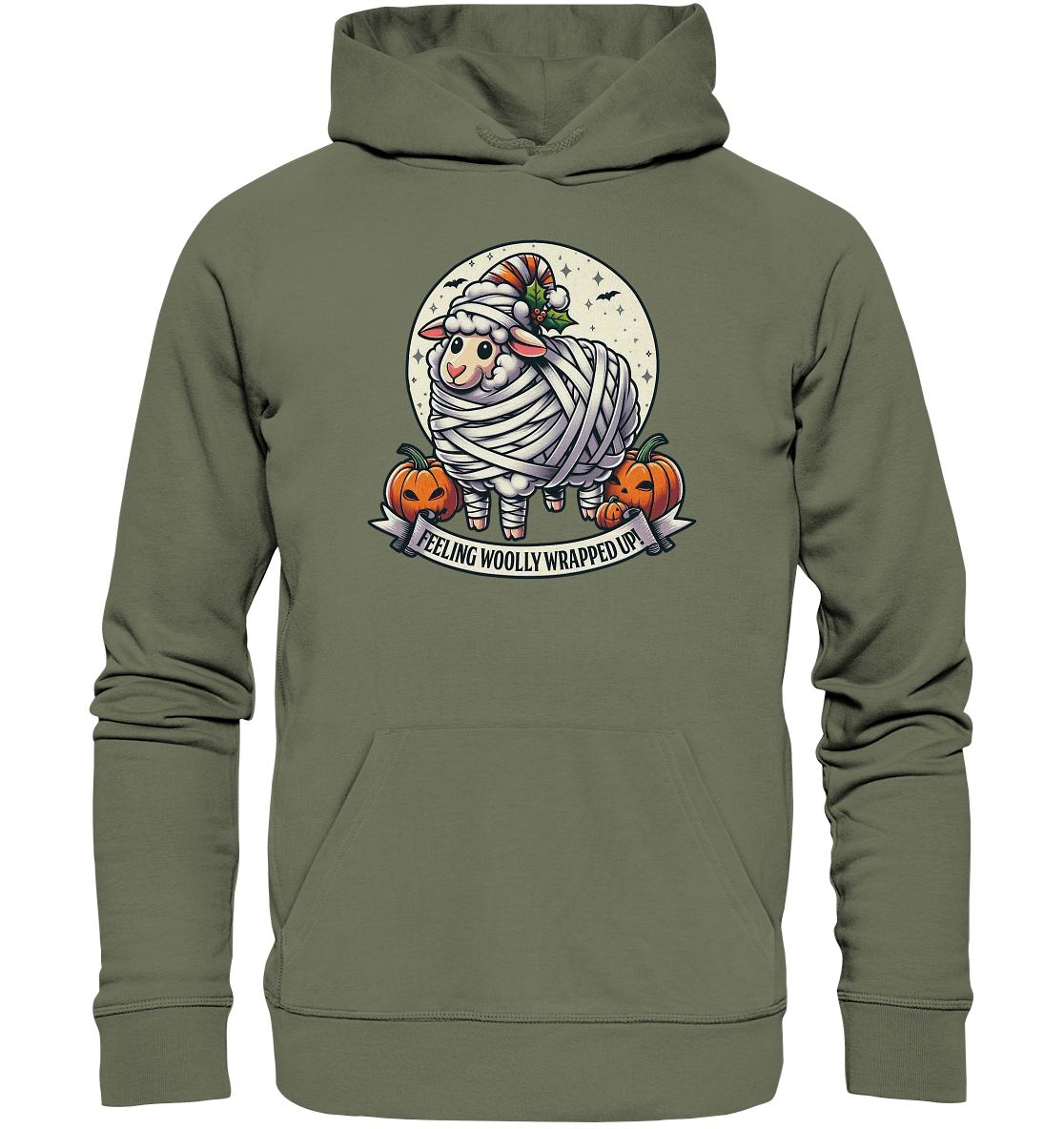 Feeling Woolly Wrapped Up – Das verzauberte Mumien - Schaf! - Premium Unisex Hoodie - FaunaFeels Onlineshop Hoodies