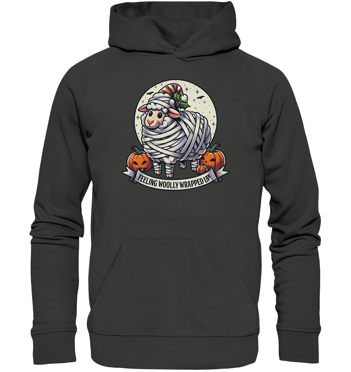 Feeling Woolly Wrapped Up – Das verzauberte Mumien - Schaf! - Premium Unisex Hoodie - FaunaFeels Onlineshop Hoodies