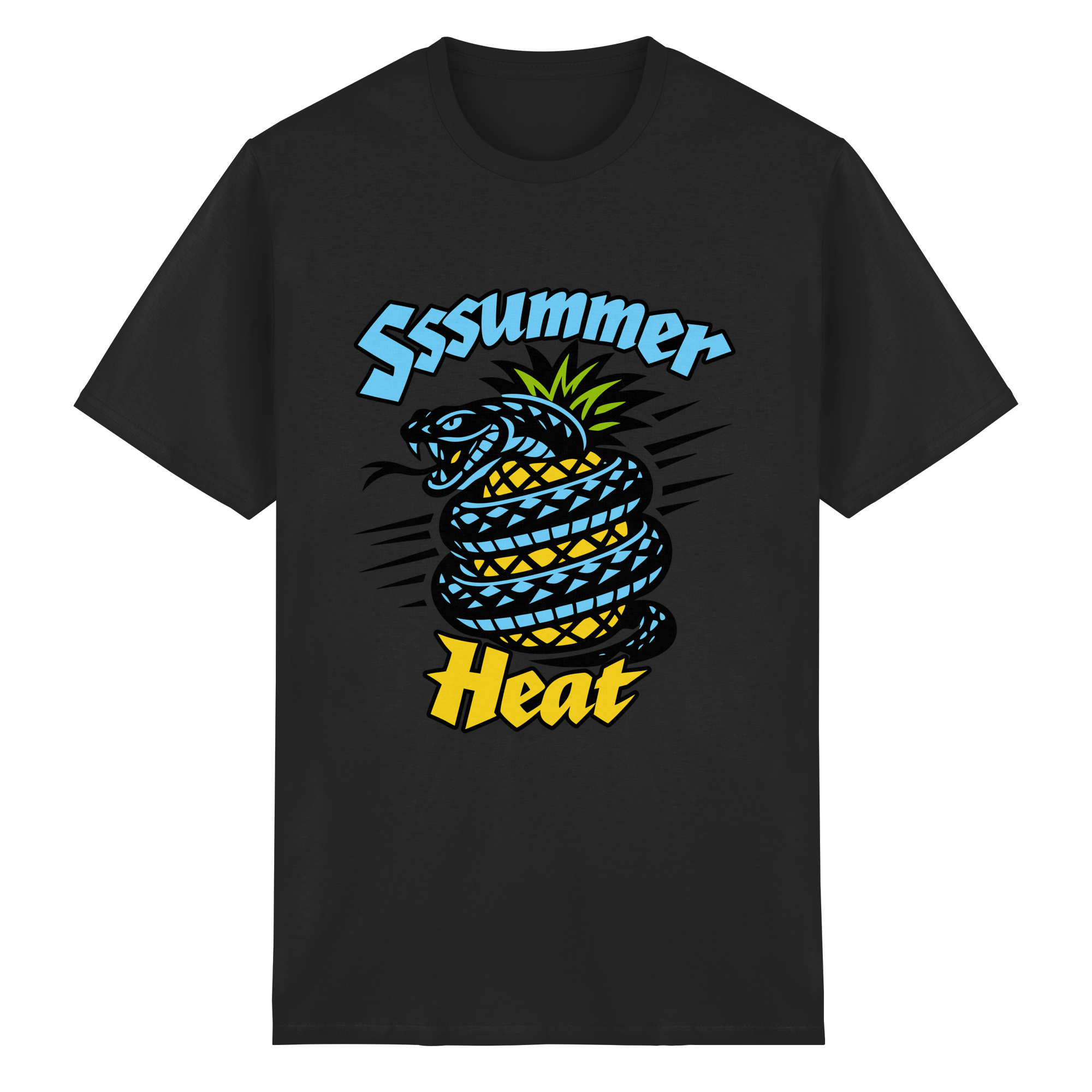 Sssssummer Heat Schlange – Ananas Viper - Heavy Cotton T-Shirt