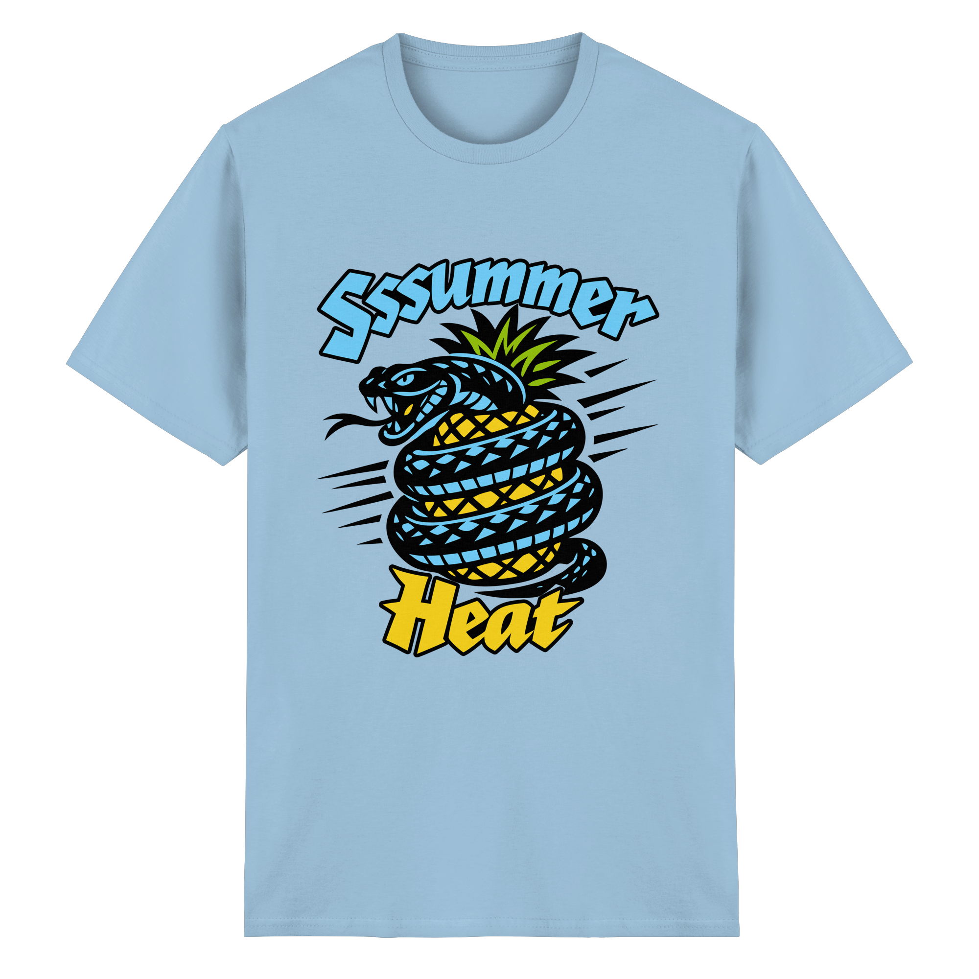 Sssssummer Heat Schlange – Ananas Viper - Heavy Cotton T-Shirt