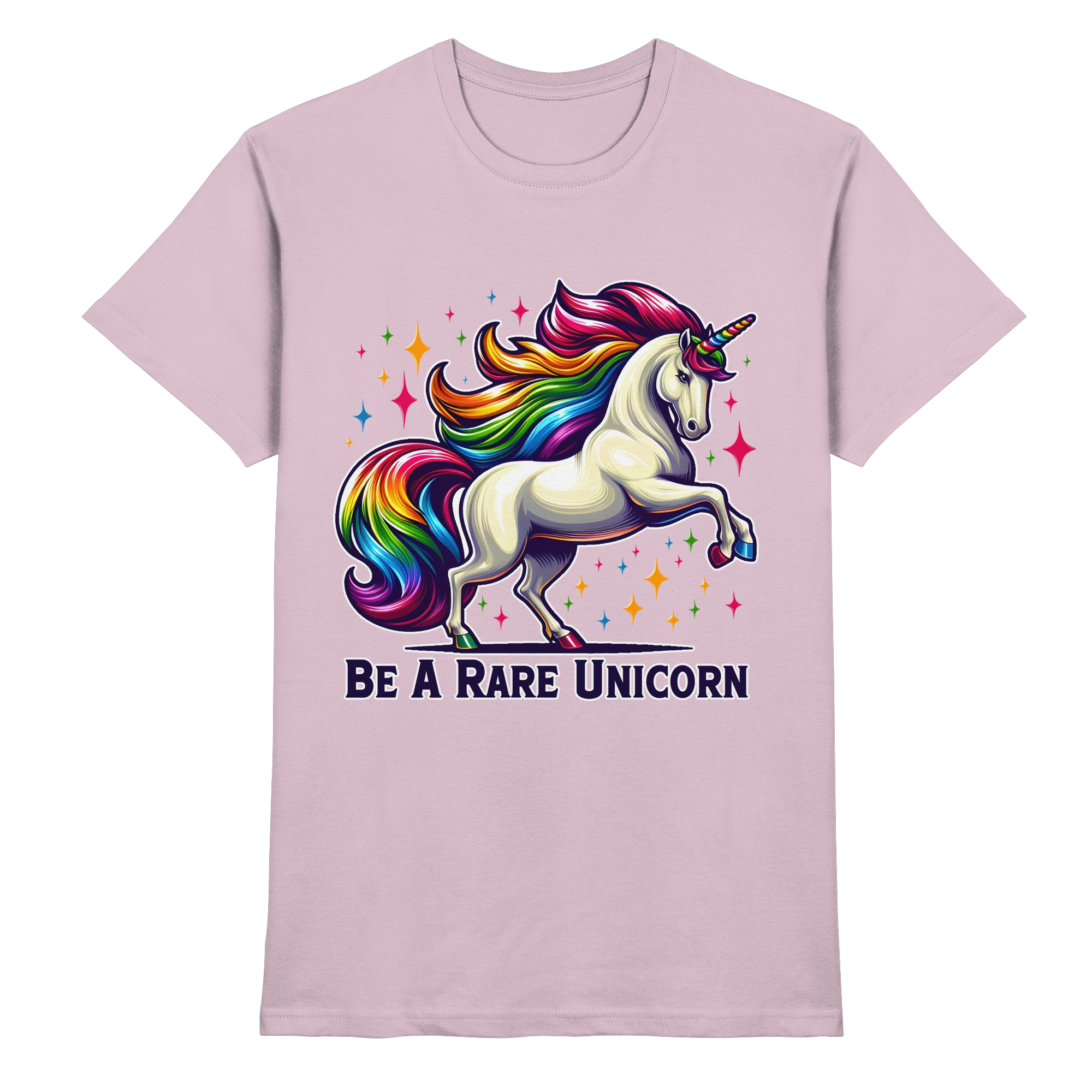 Be A Rare Unicorn – Magisches Einhorn-Design - Heavy Cotton T-Shirt
