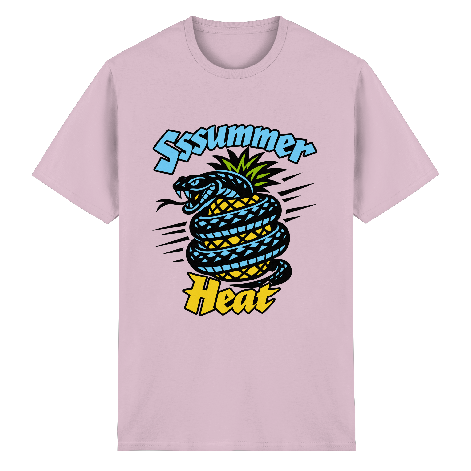 Sssssummer Heat Schlange – Ananas Viper - Heavy Cotton T-Shirt