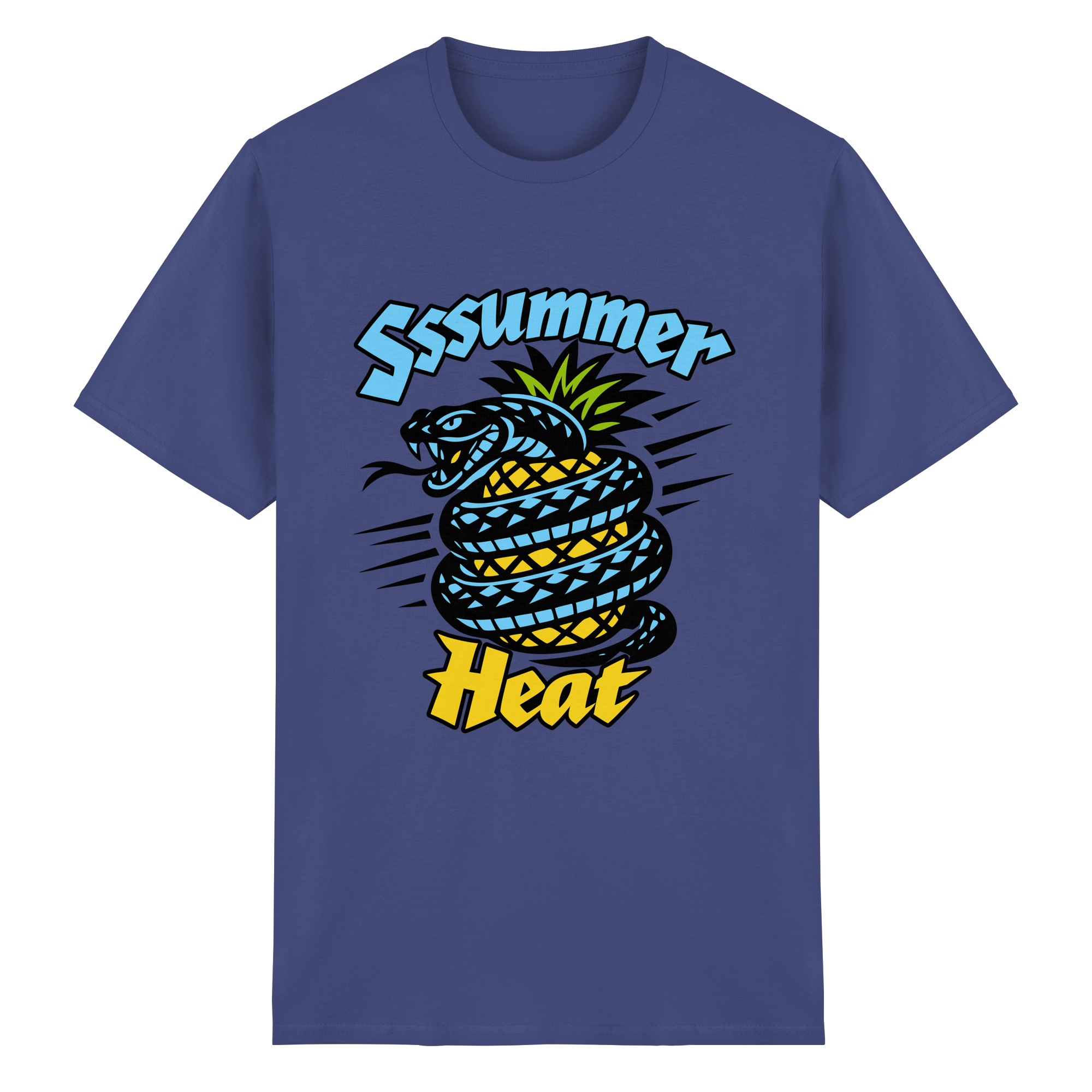 Sssssummer Heat Schlange – Ananas Viper - Heavy Cotton T-Shirt