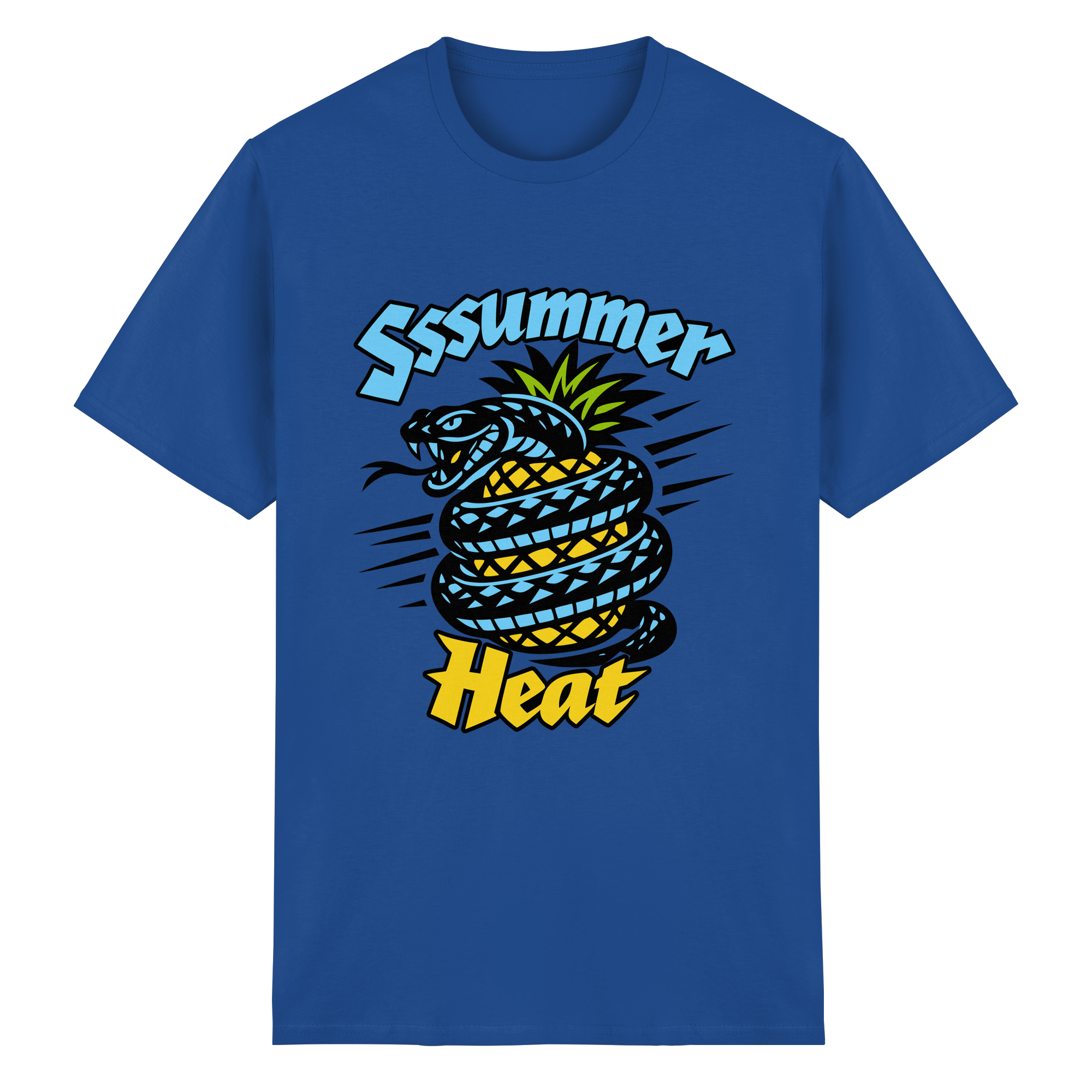 Sssssummer Heat Schlange – Ananas Viper - Heavy Cotton T-Shirt
