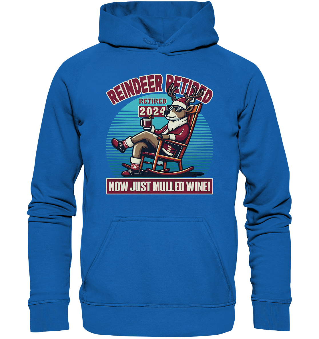 Reindeer Retired – Jetzt gibt's nur noch Glühwein! - Kids Premium HoodFaunaFeels OnlineshopReindeer Retired – Jetzt gibt'