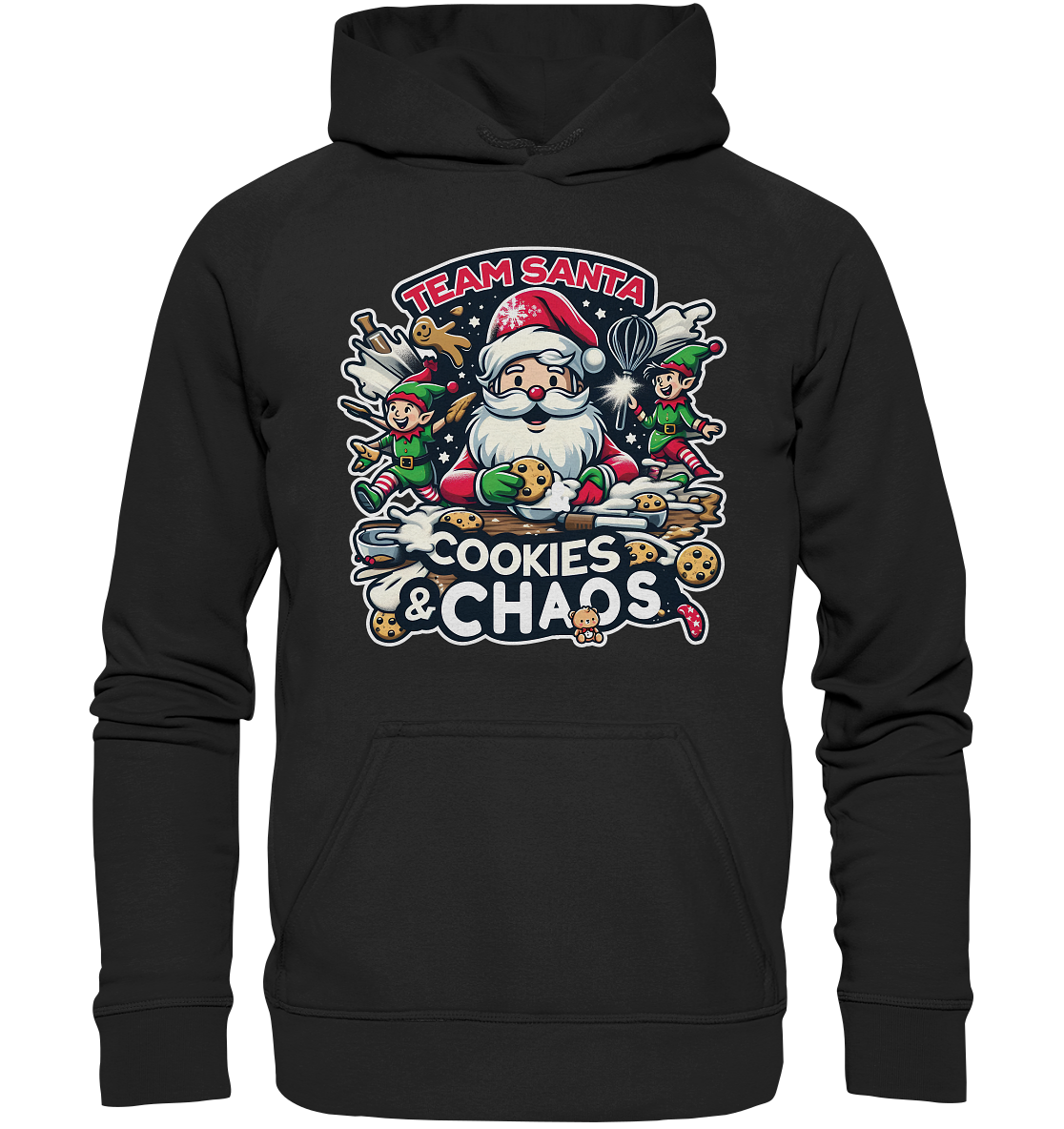 Team Santa – Cookies & Chaos! - Kids Premium HoodieFaunaFeels OnlineshopTeam Santa – Cookies & Chaos