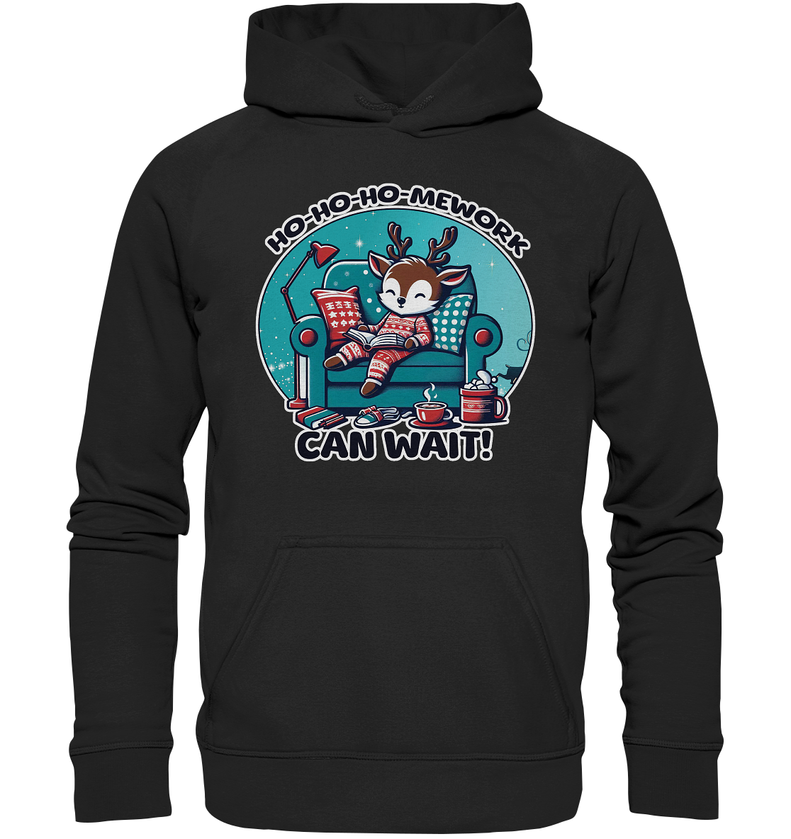 Ho-Ho-Ho-mework Can Wait – Das gemütliche Rentier im Weihnachtsschlaf!FaunaFeels OnlineshopHo-Ho-Ho-mework