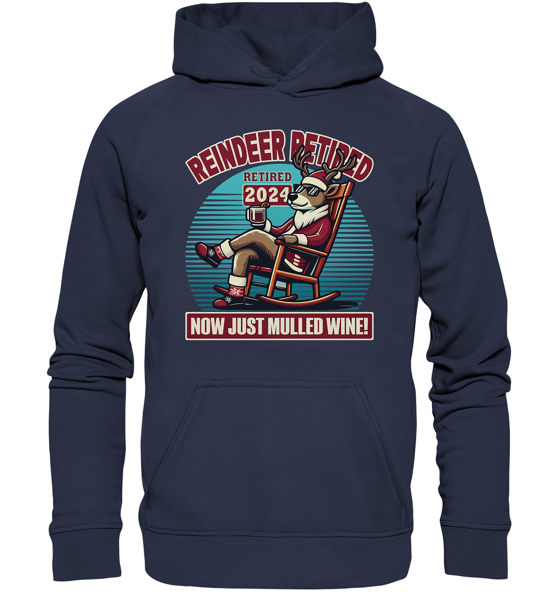 Reindeer Retired – Jetzt gibt's nur noch Glühwein! - Kids Premium HoodFaunaFeels OnlineshopReindeer Retired – Jetzt gibt'