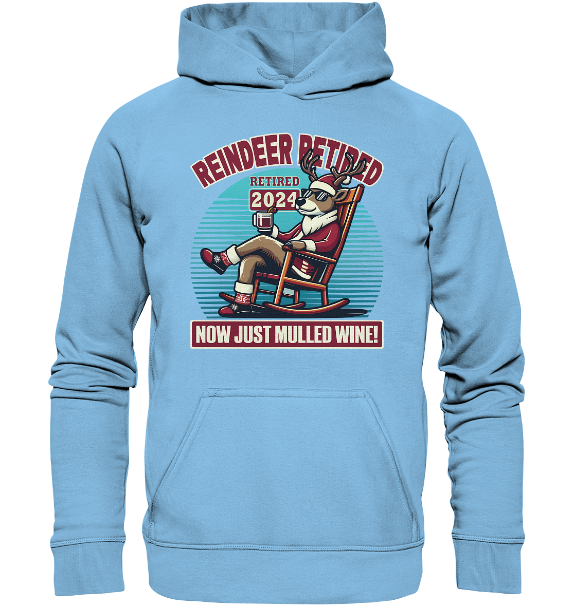 Reindeer Retired – Jetzt gibt's nur noch Glühwein! - Kids Premium HoodFaunaFeels OnlineshopReindeer Retired – Jetzt gibt'