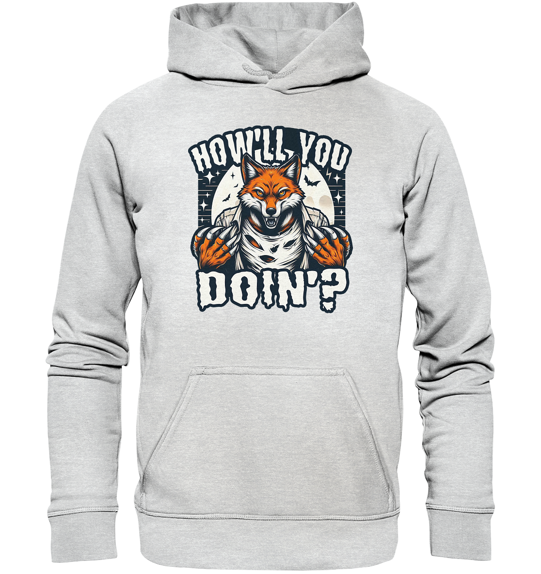Howl You Doin' – Der wilde Fuchs im Mondlicht! - Kids Premium HoodieFaunaFeels Onlineshophowl