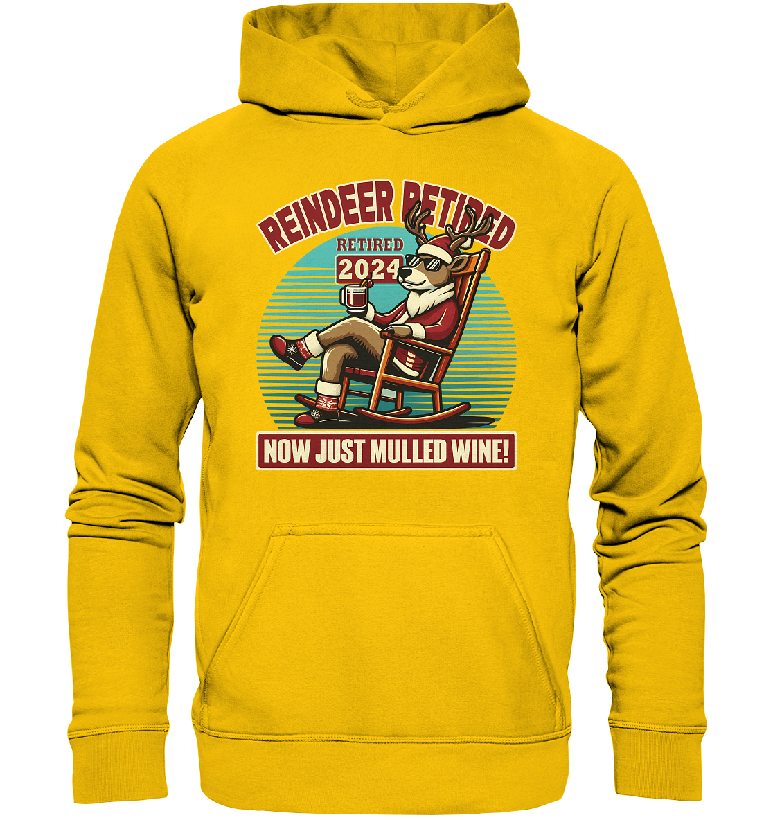 Reindeer Retired – Jetzt gibt's nur noch Glühwein! - Kids Premium HoodFaunaFeels OnlineshopReindeer Retired – Jetzt gibt'