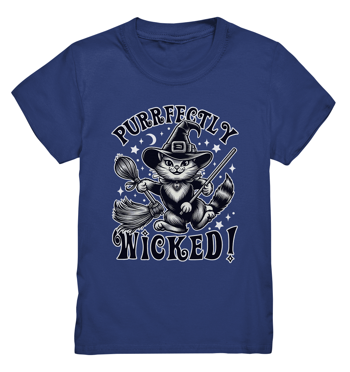 Purrfectly Wicked – Magischer Katzenzauber mit Schalk - Kids Premium SFaunaFeels Onlineshoppurrfectly wicked – magischer katzenzauber mit schalk - kids premium shirt