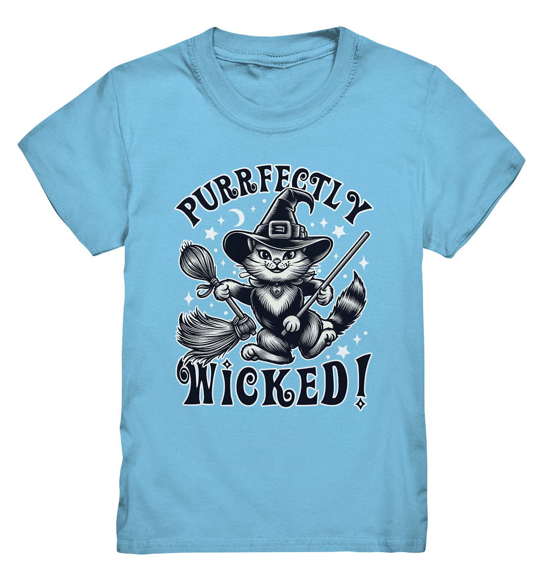Purrfectly Wicked – Magischer Katzenzauber mit Schalk - Kids Premium SFaunaFeels Onlineshoppurrfectly wicked – magischer katzenzauber mit schalk - kids premium shirt