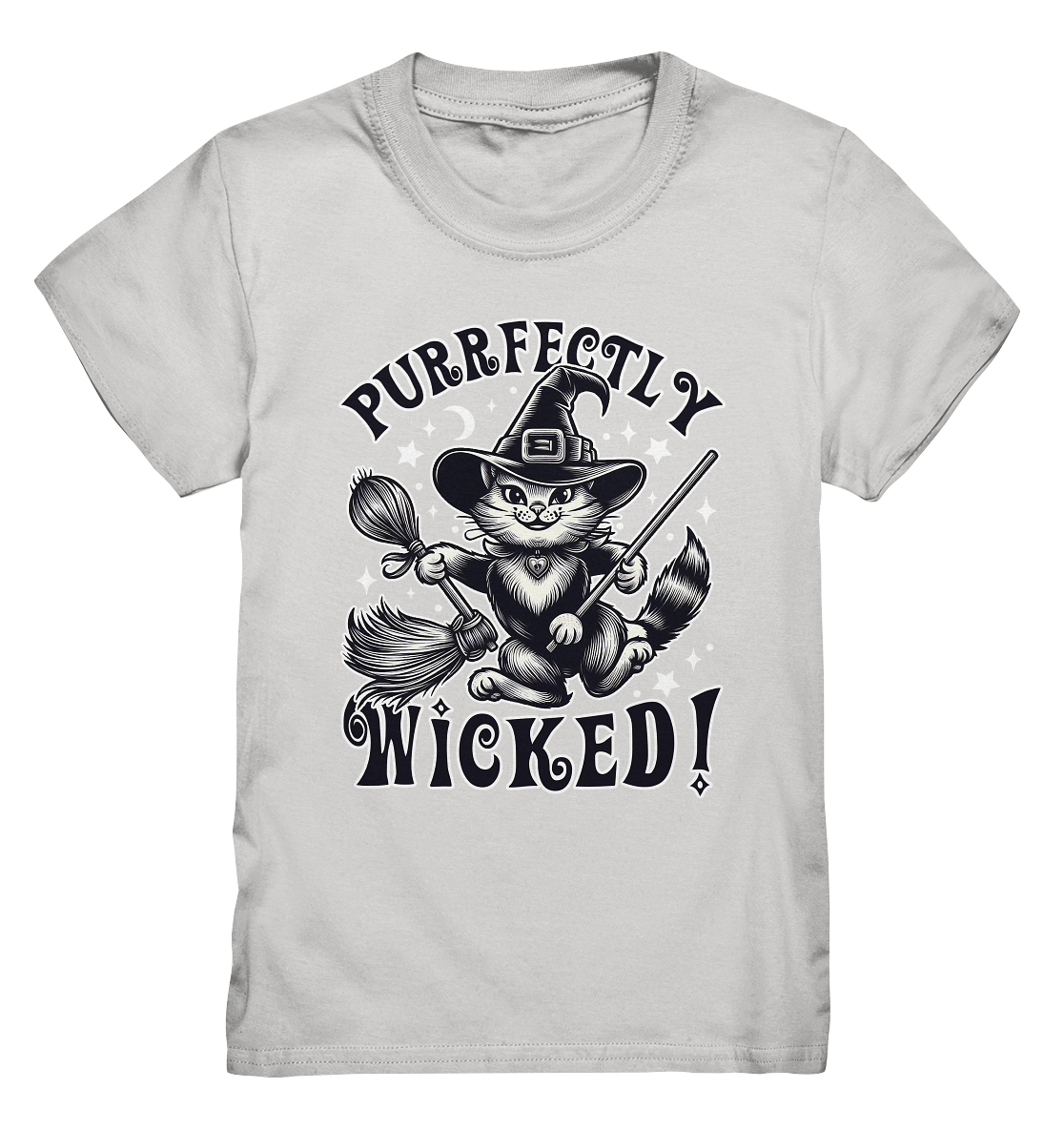 Purrfectly Wicked – Magischer Katzenzauber mit Schalk - Kids Premium SFaunaFeels Onlineshoppurrfectly wicked – magischer katzenzauber mit schalk - kids premium shirt