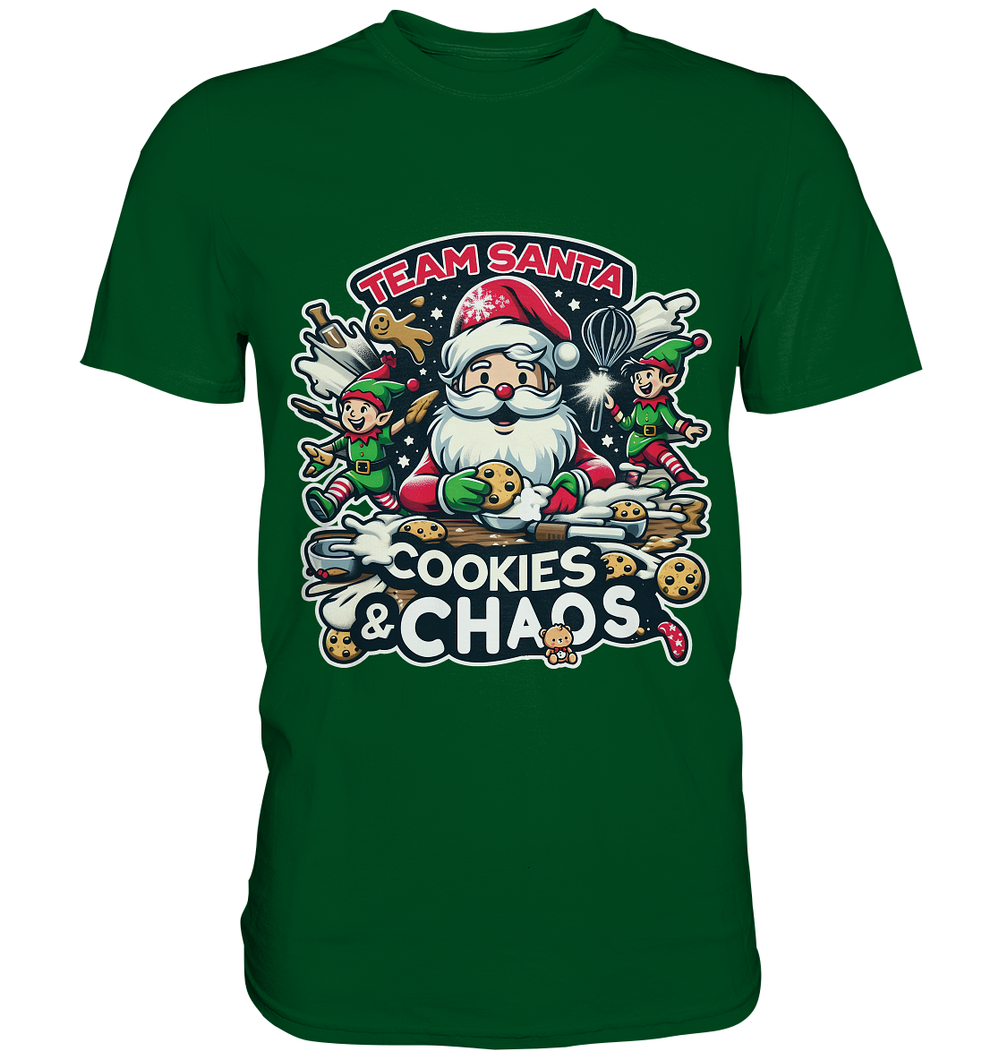 Team Santa – Cookies & Chaos! - Premium ShirtFaunaFeels OnlineshopTeam Santa – Cookies & Chaos