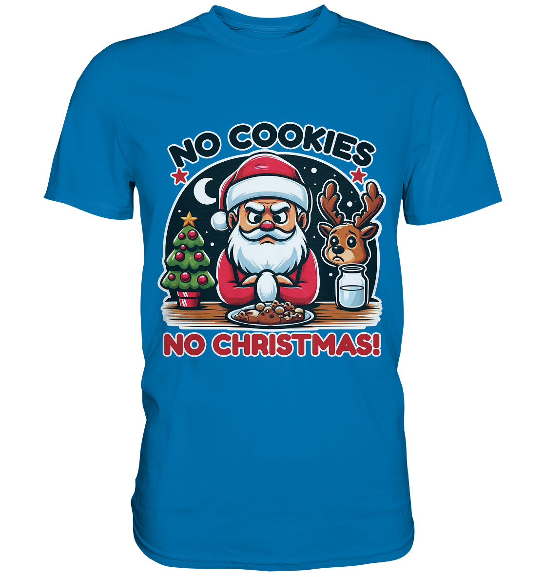No Cookies, No Christmas – Der hungrige Weihnachtsmann! - Premium ShirFaunaFeels OnlineshopChristmas – Der hungrige Weihnachtsmann
